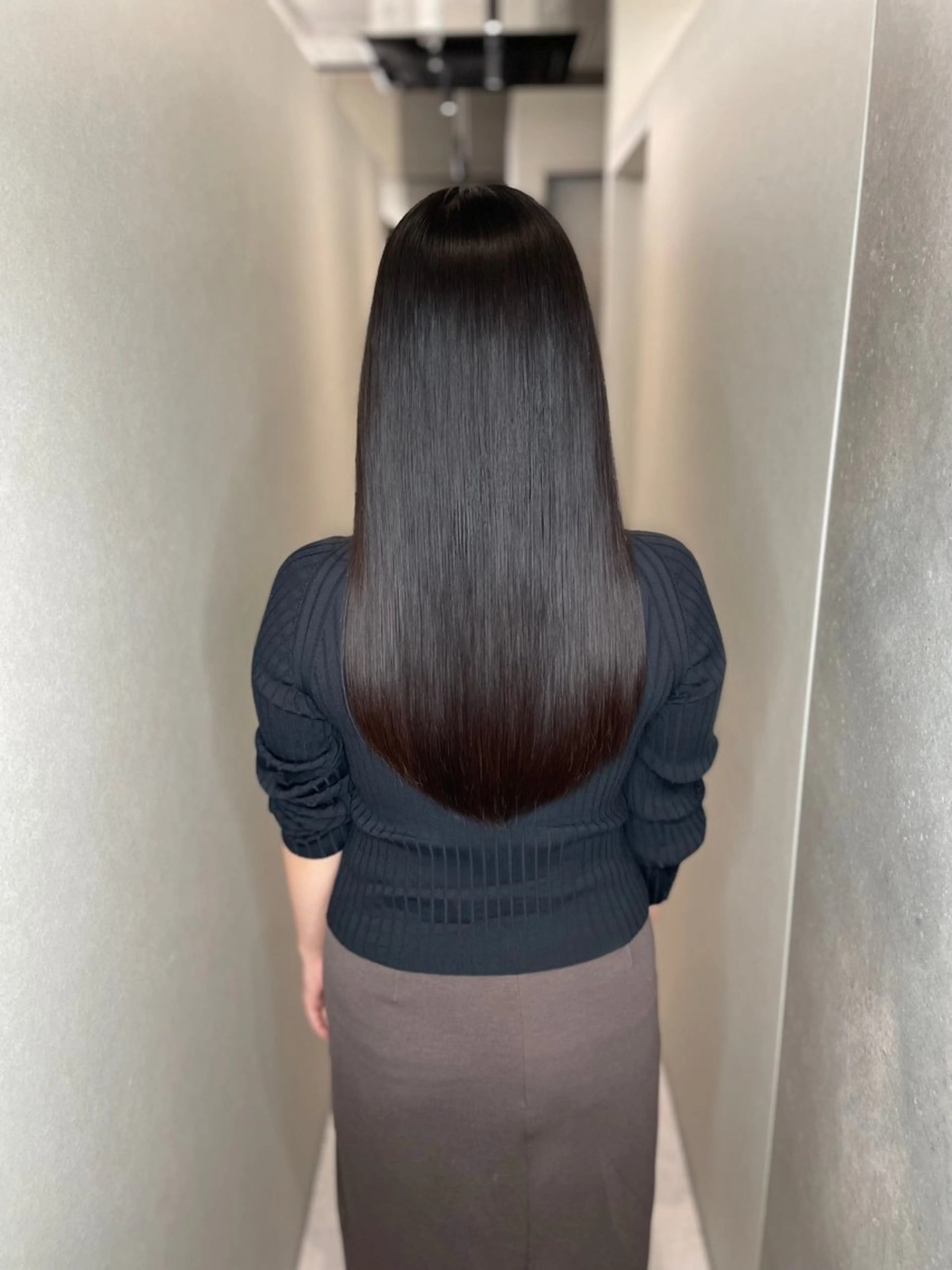 セミロング カラー 透明感カラー 髪質改善 カット ヘアカラー トリートメント 今井 勝也のヘアスタイル