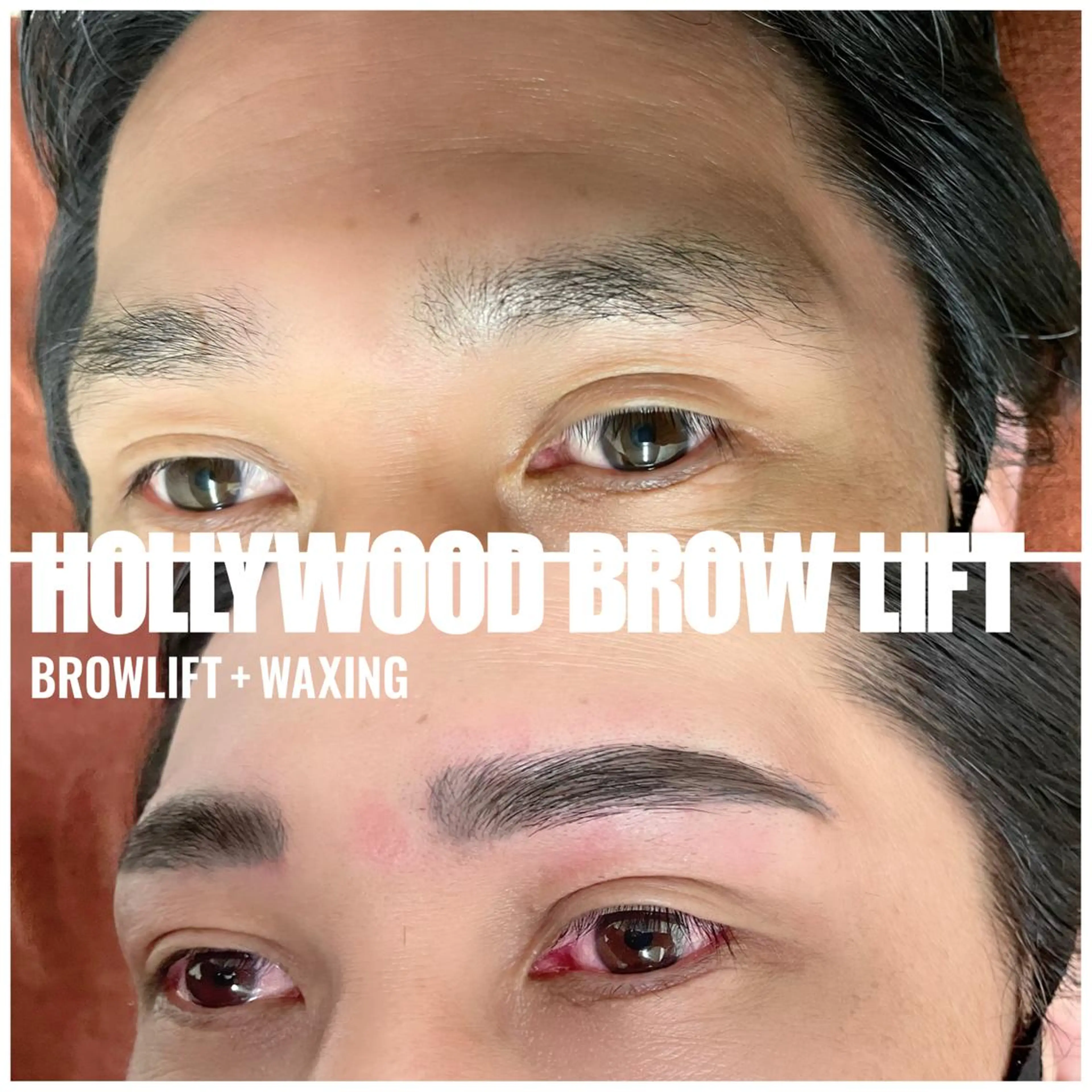 【メンズ】SNSで話題🌟HBL(ハリウッドブロウリフト)➕眉WAXの写真