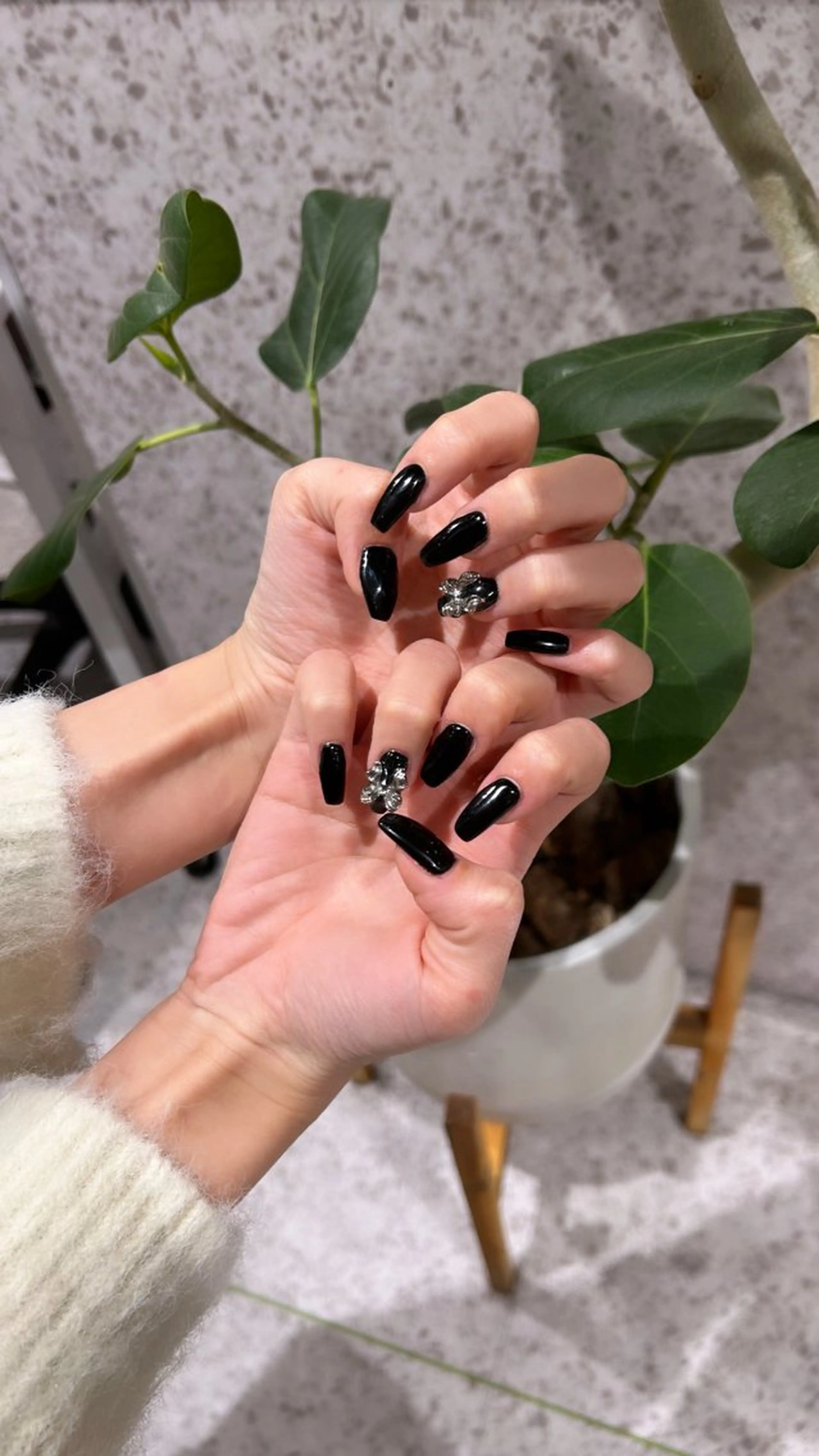 ネイル 成人式 長さ出し 韓国ネイル ショートネイル ♡ハイトーン★ ネイル/しの♡のヘアスタイル