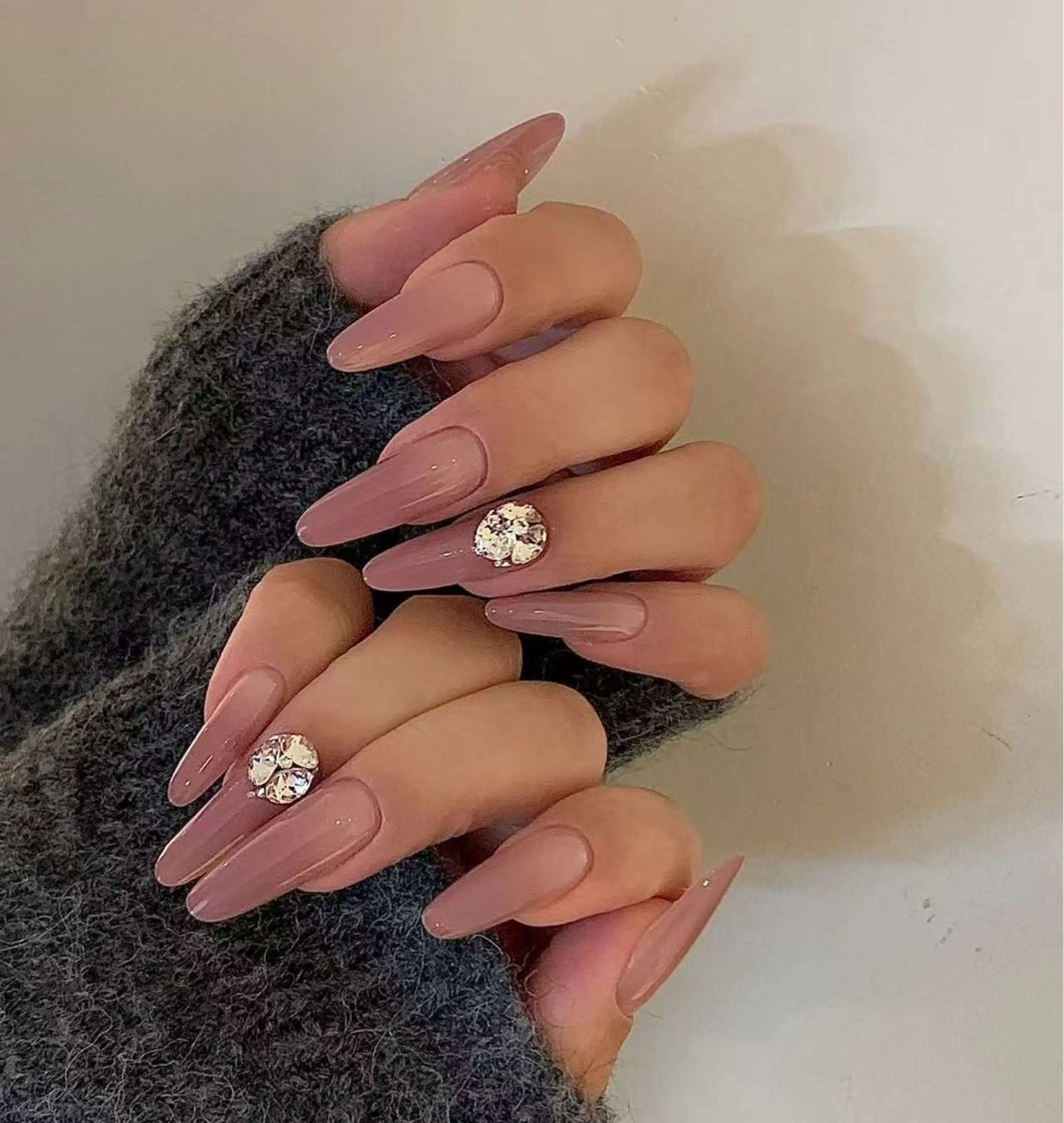 ネイル フラワーネイル フレンチネイル ジェルネイル ガラスフレンチ ハート ハンドネイル BabyYouMi ねねのネイルデザイン