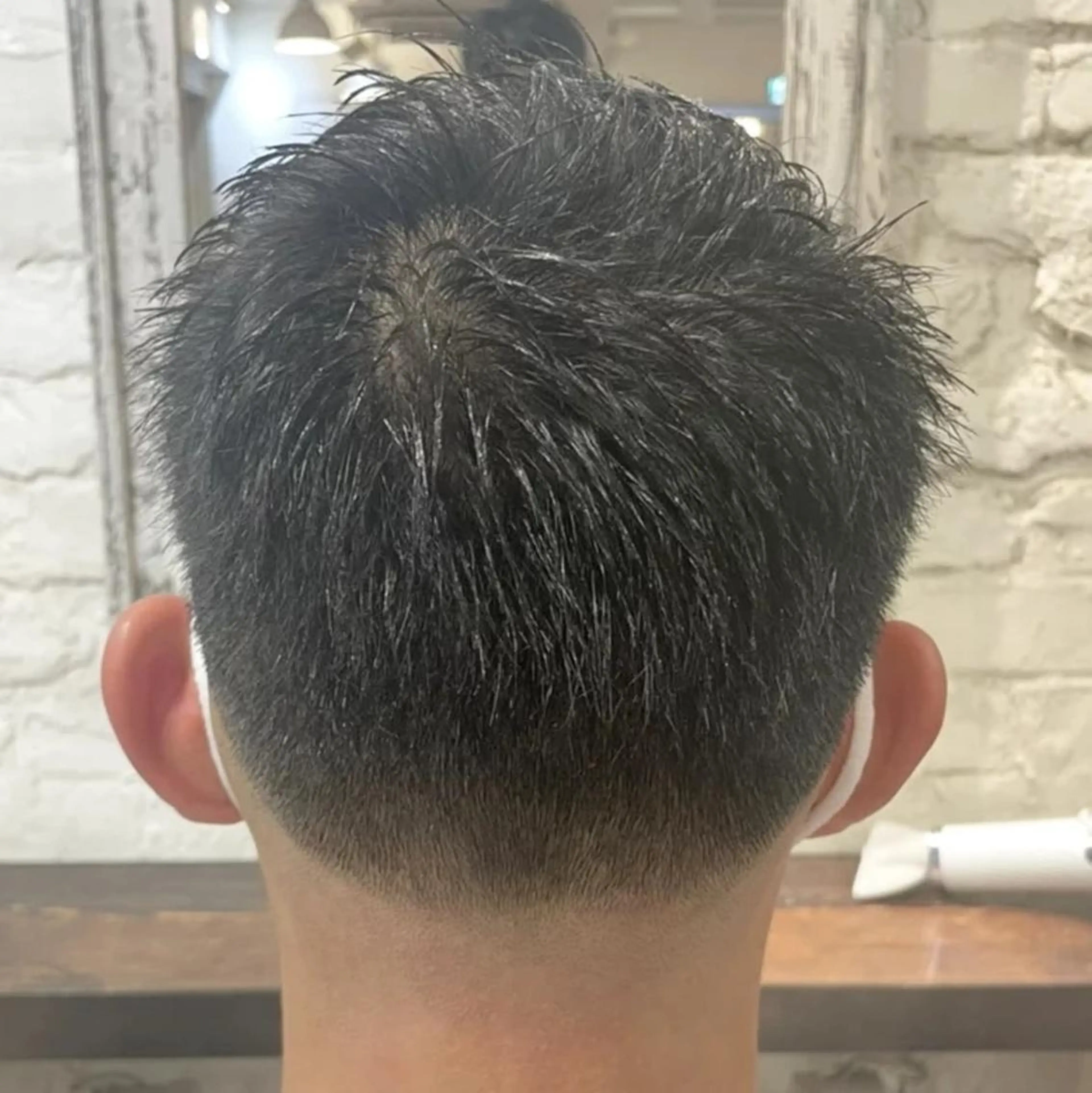 ショート メンズ カット Hair make ONE  008所属・メンズ/フェード/ バーバー/盛山大地のヘアスタイル