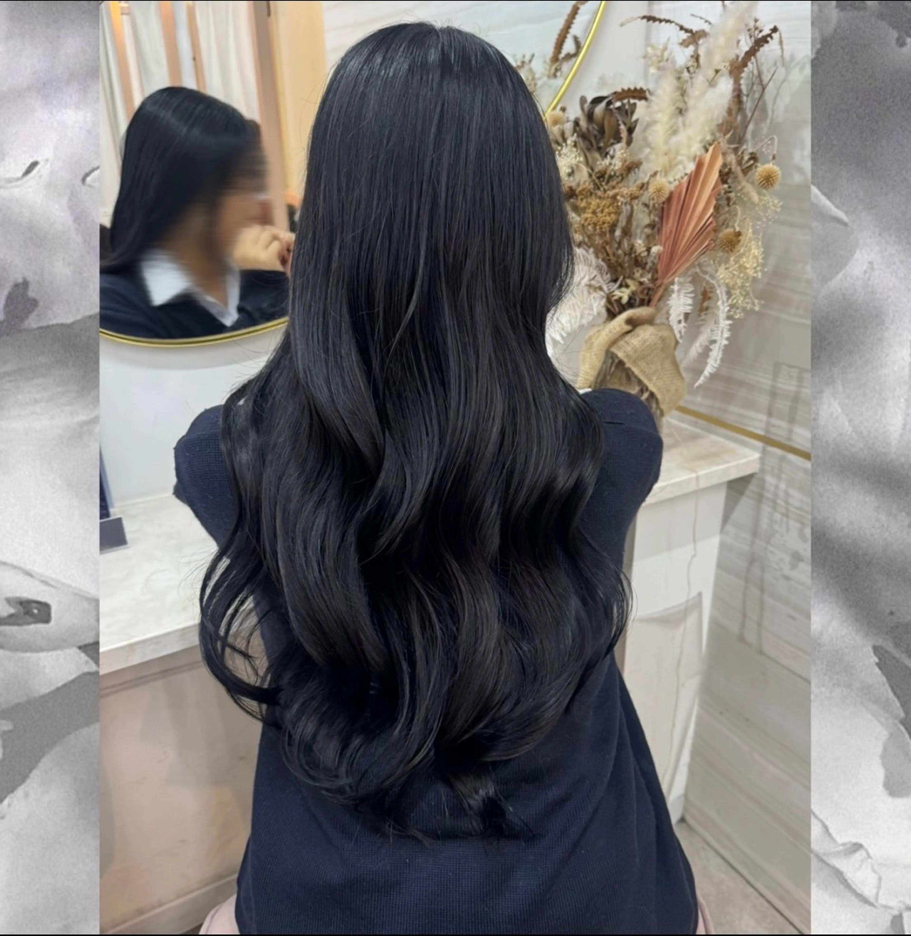 ロング ヘアカラー 島崎 穂乃香のヘアスタイル