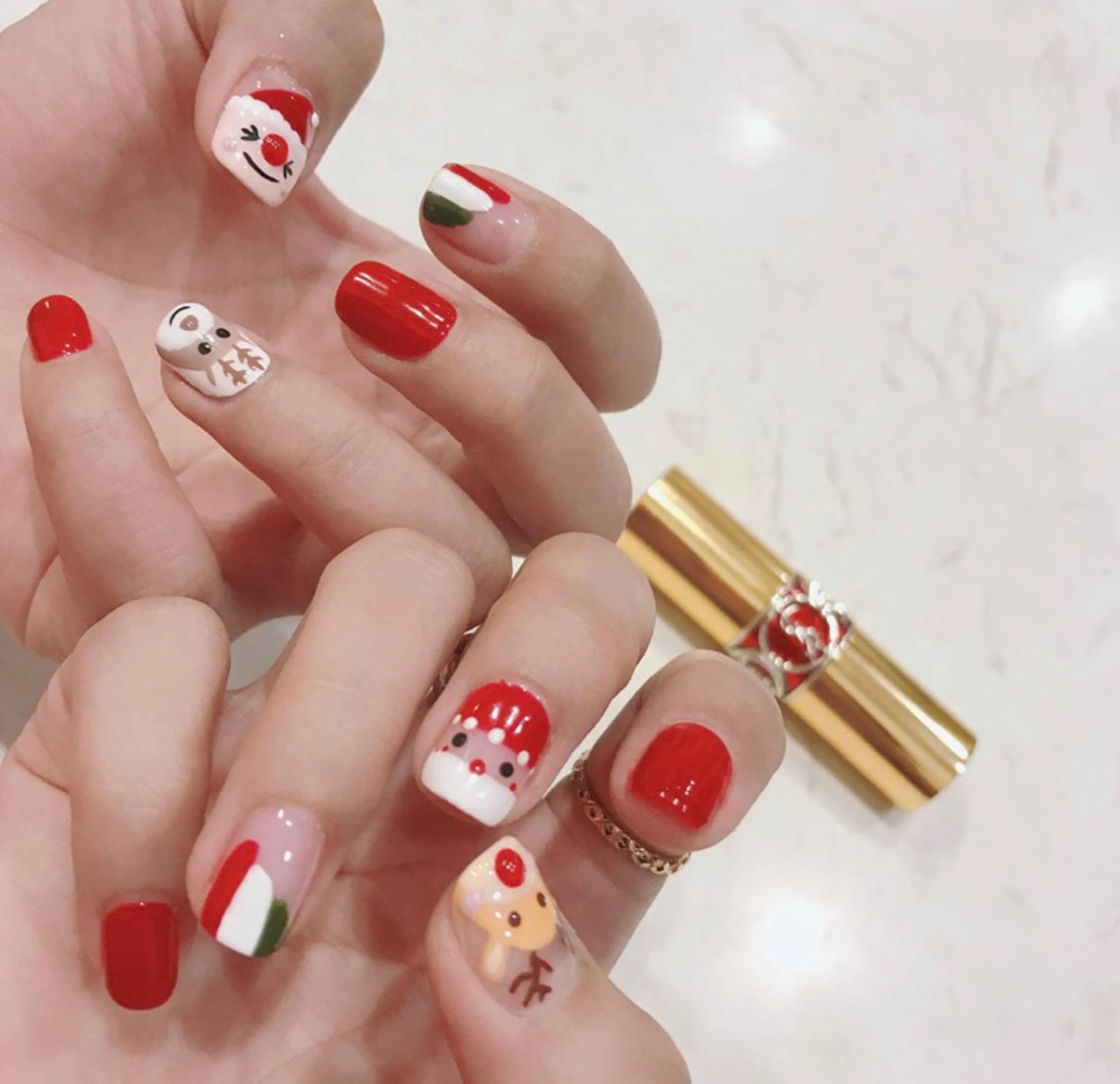 ネイル 長さだし専門店 M2　rikaのネイルデザイン