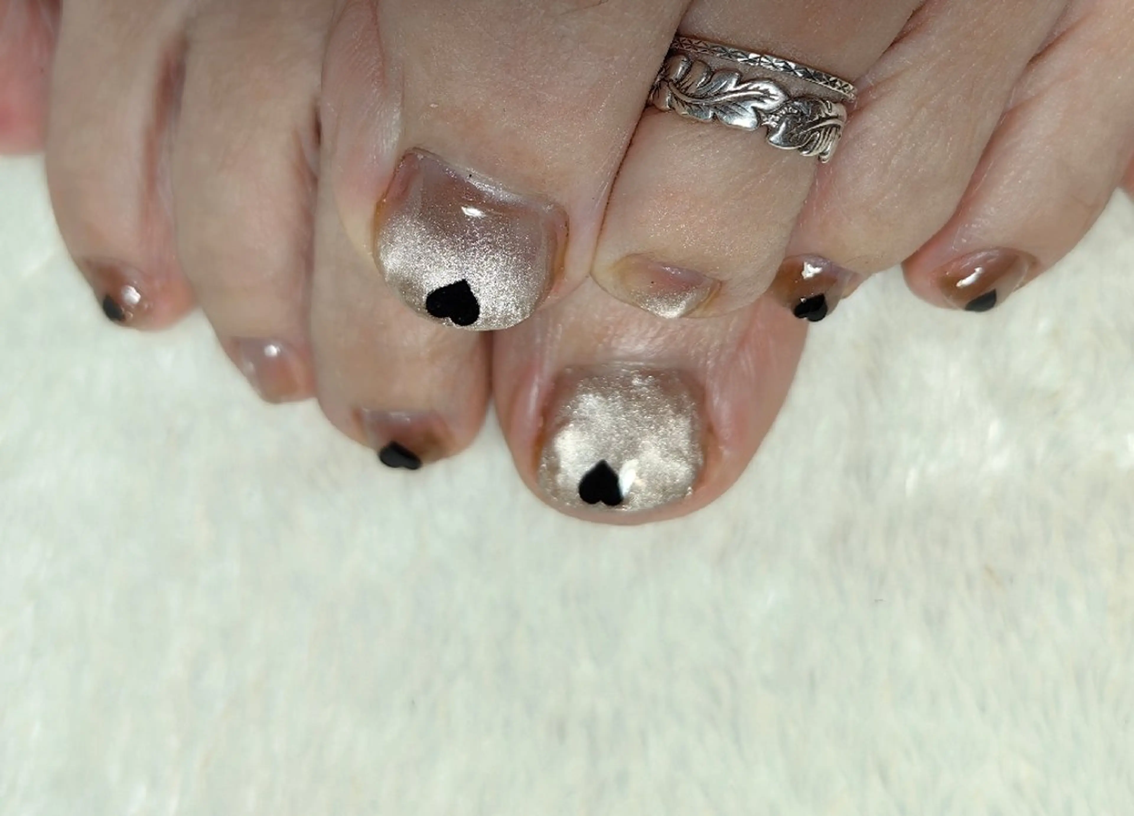 カラー フットネイル reve あやののネイルデザイン