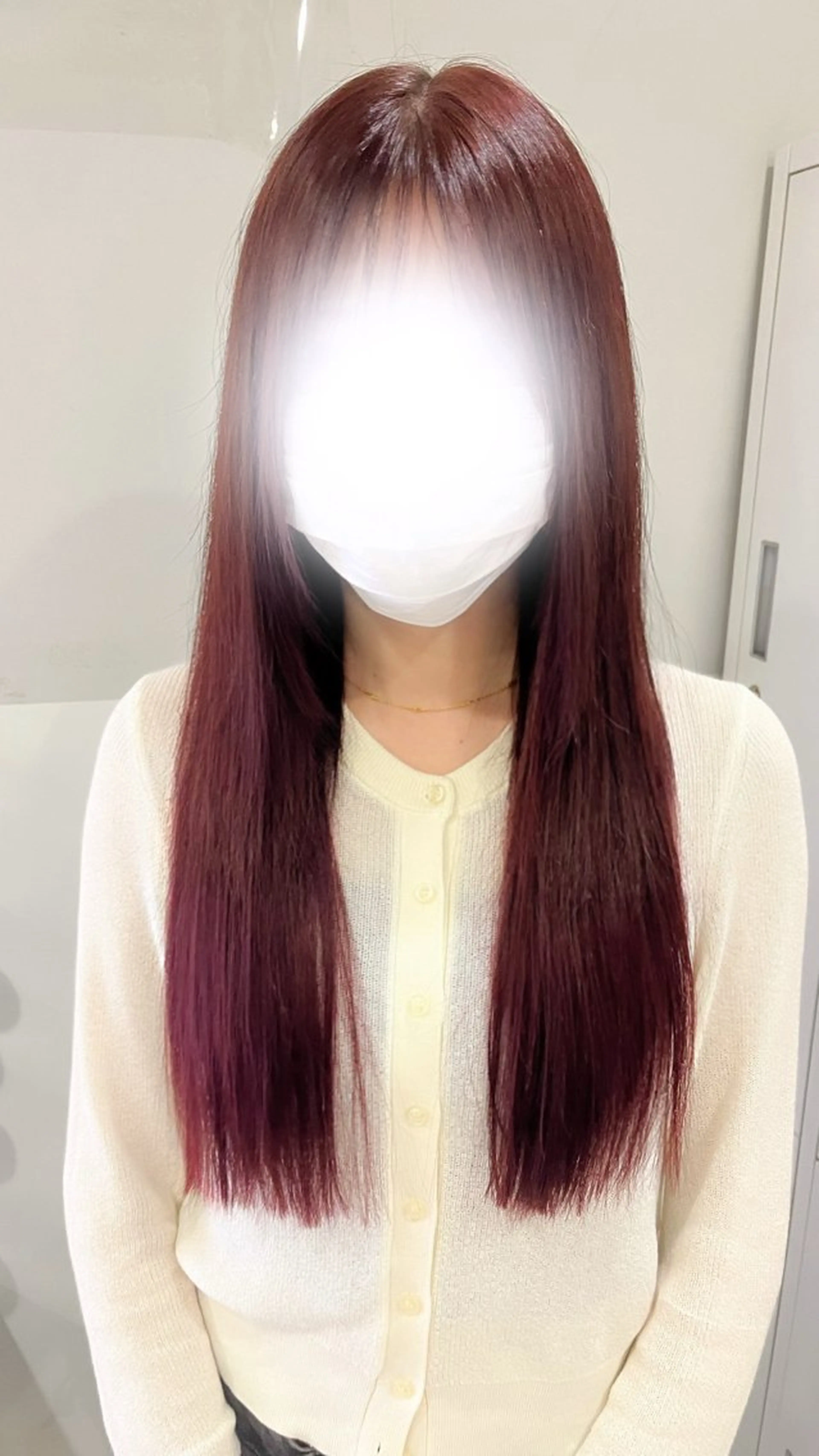 ミディアム カラー ヘアカラー エクステ 🦋エクステ/透明感 /艶髪🦋REISAのヘアスタイル