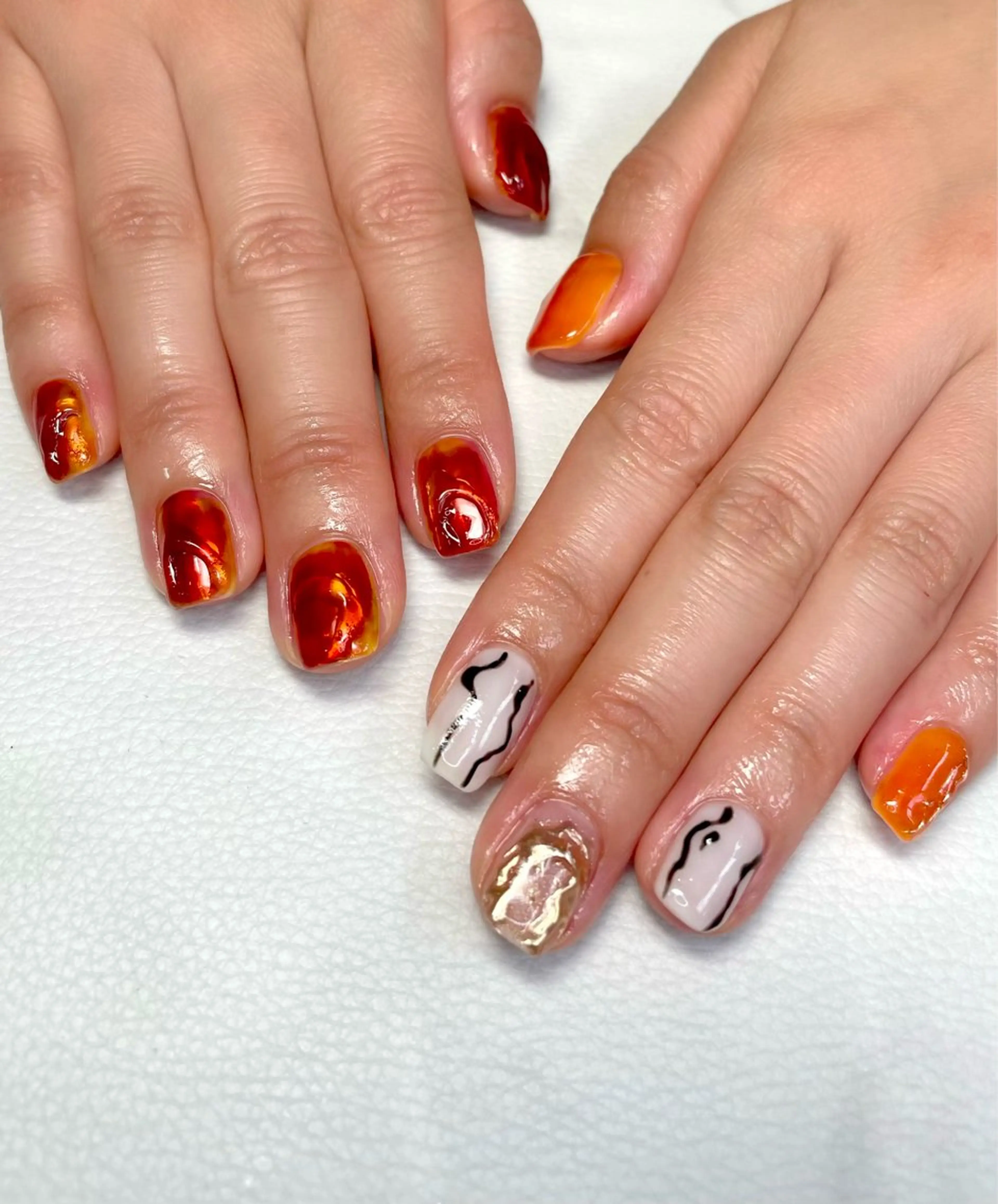 ネイル ハンドネイル lemon nailレモンネイルのネイルデザイン