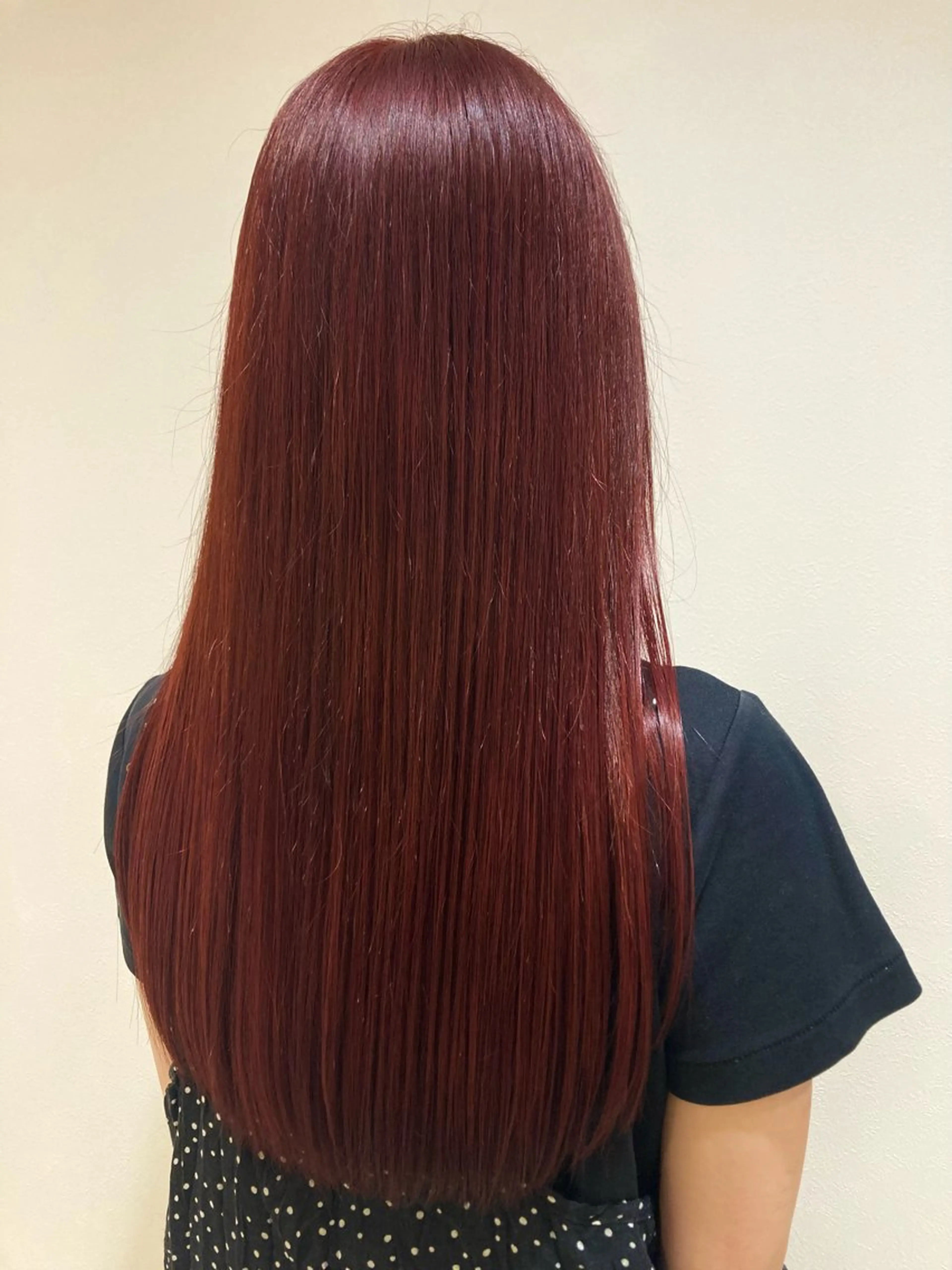 ロング カラー ブリーチ ダブルカラー ブリーチなしカラー レッドカラー カット ヘアカラー hair salon A 【エース】所属・🫧高鹿汰一髪質改善 /白髪ぼかし🫧のヘアスタイル