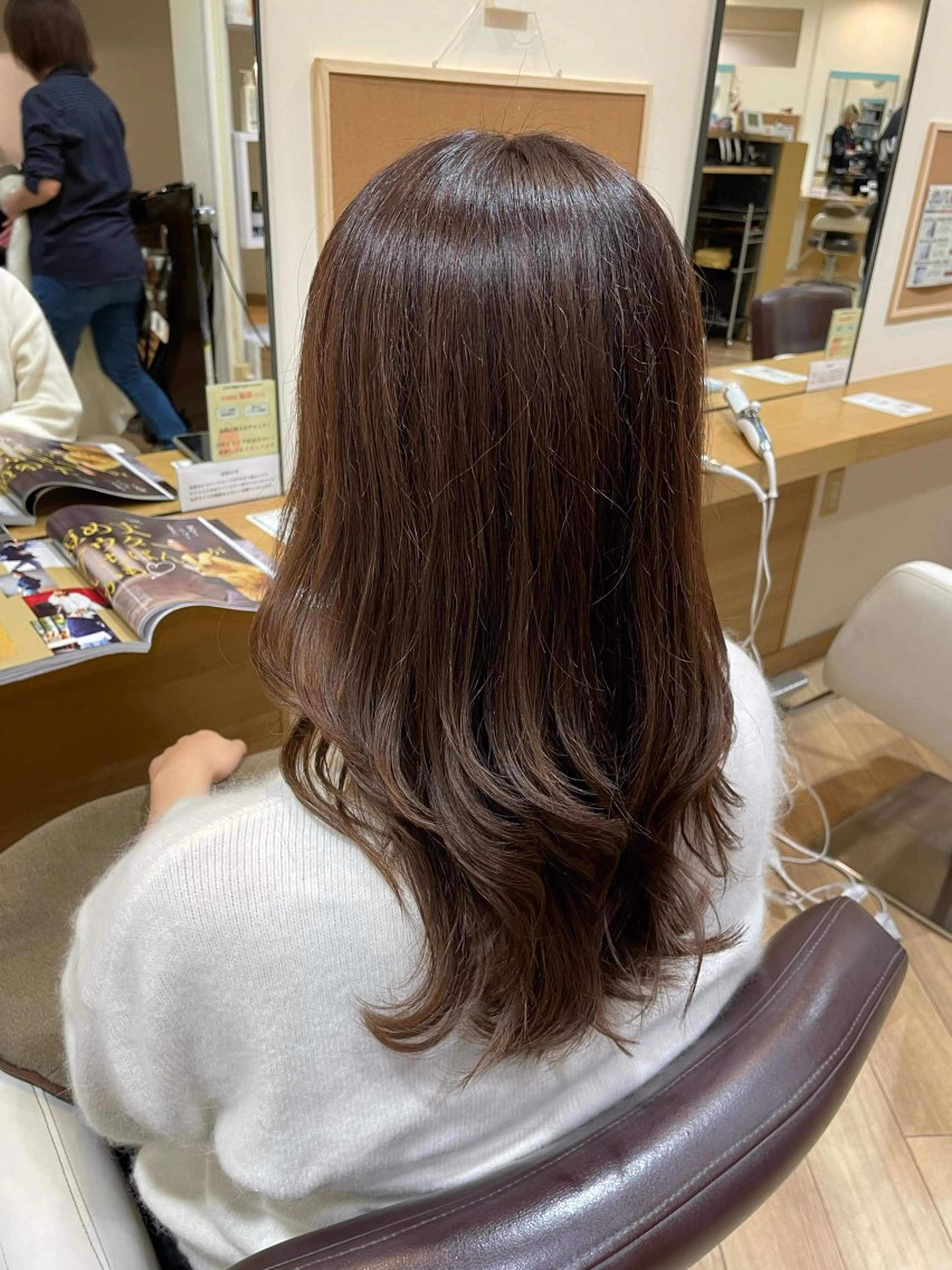 ロング カラー ヘアカラー トリートメント 韓国レイヤー🎀/ 顔周り特化🎀/豊田のヘアスタイル