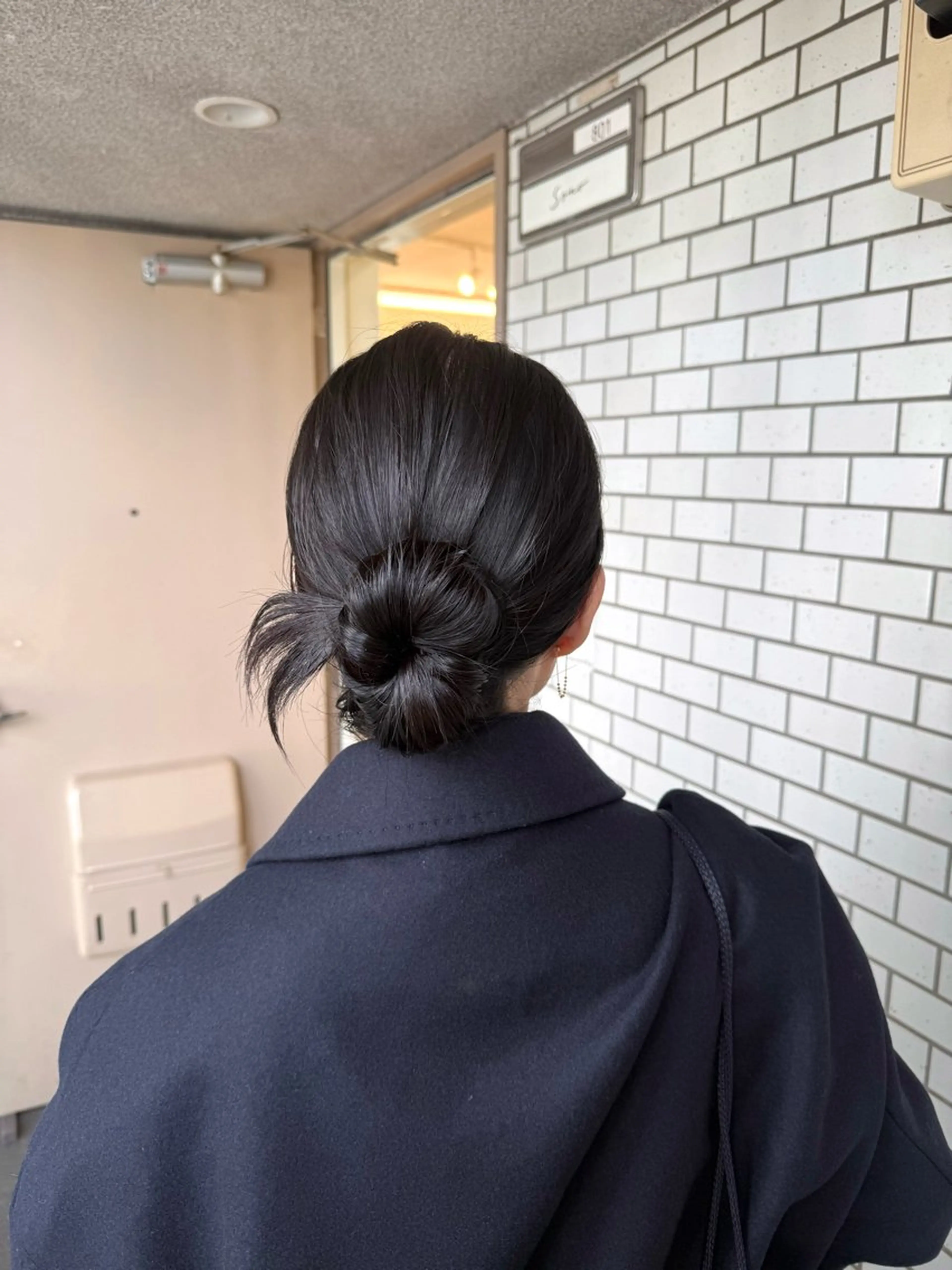 セミロング ヘアアレンジ 成人式 ハーフアップ 結婚式・ブライダル デート 卒業式のヘアスタイル ヘアセット 褒められヘアメイク /‎ボブ女子🐶みおのその他イメージ