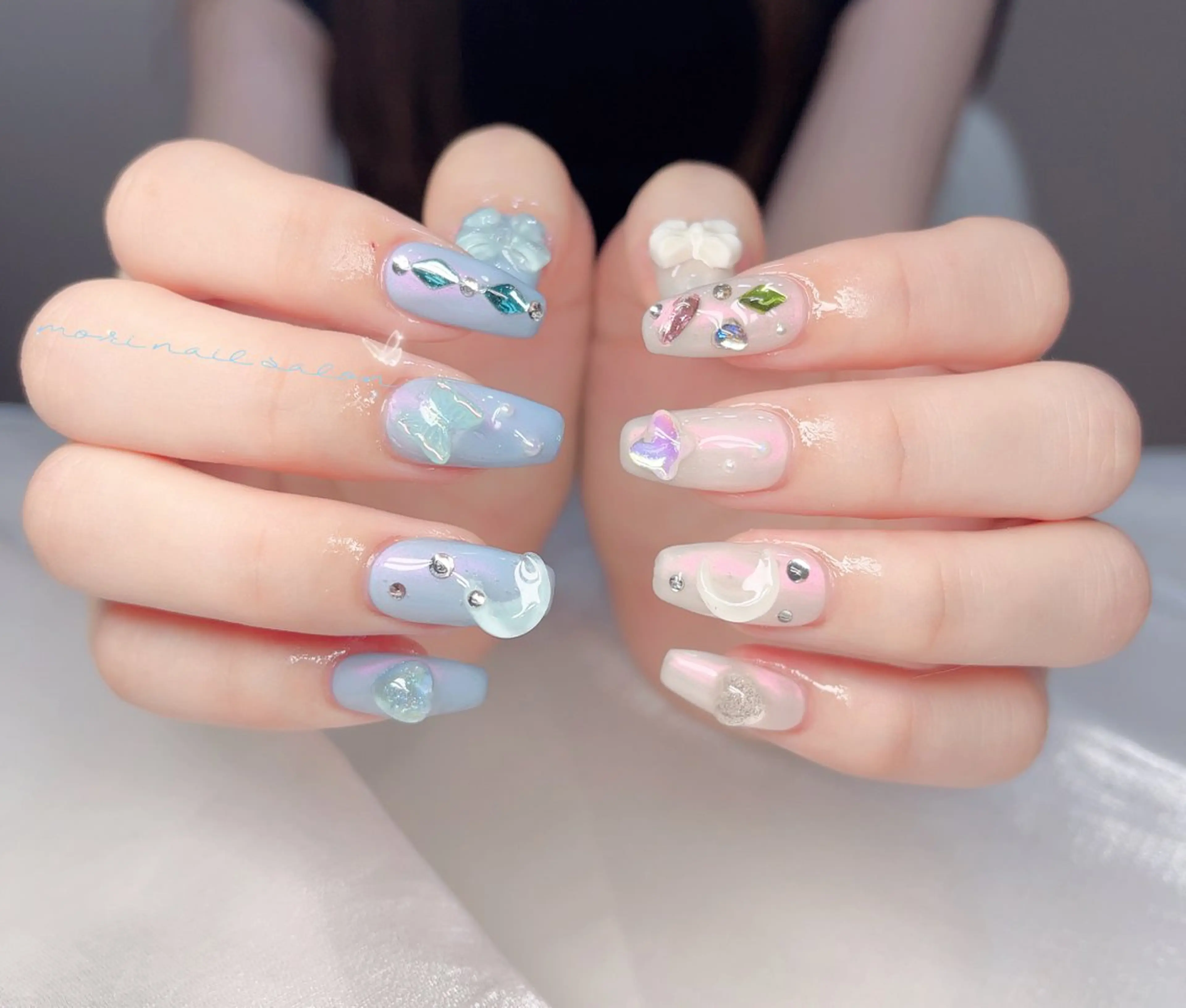 ネイル ハンドネイル 森 ネイルサロンのネイルデザイン