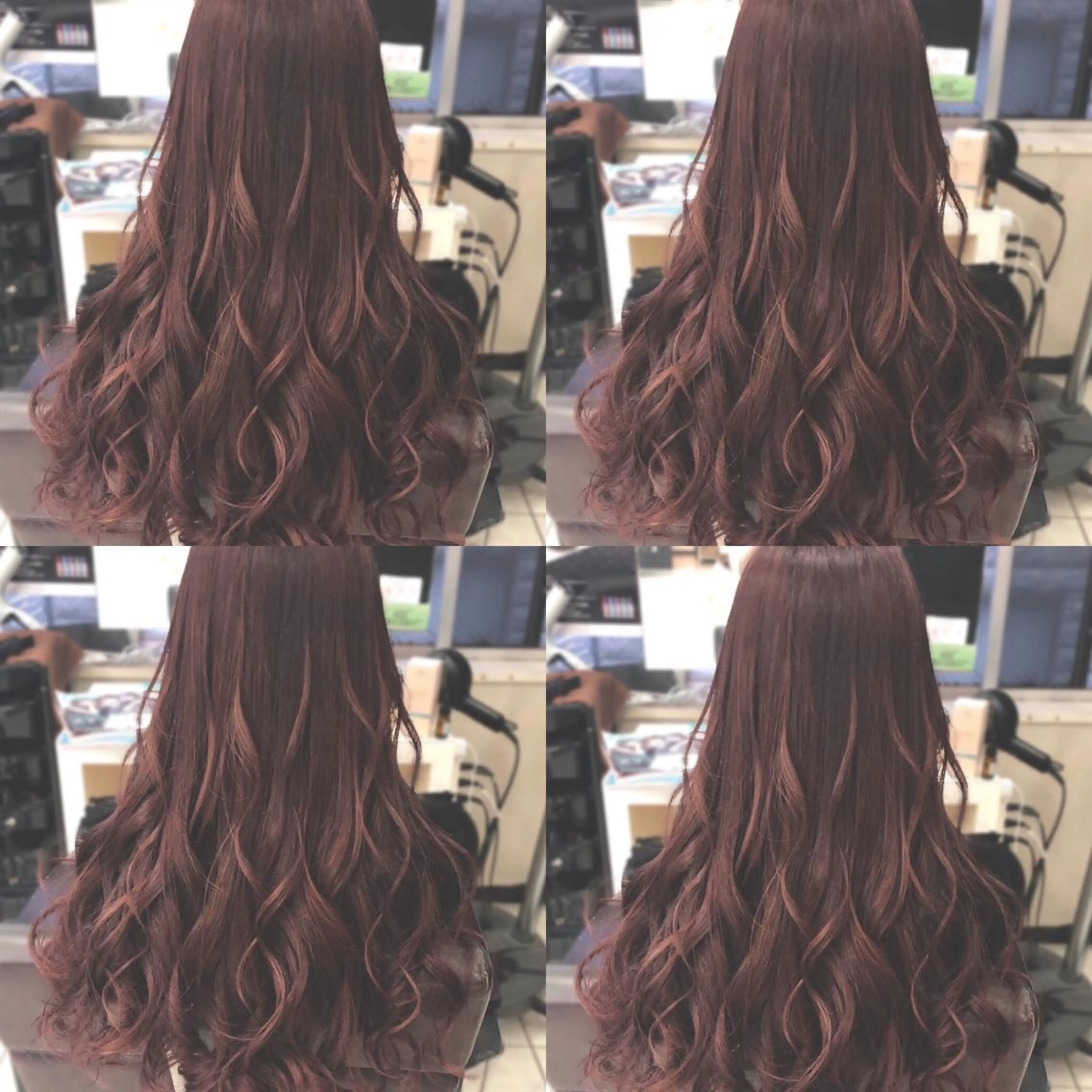 ロング カラー ブラウンカラー ピンクカラー ピンクブラウン 🌷MAYU 🌷のヘアスタイル