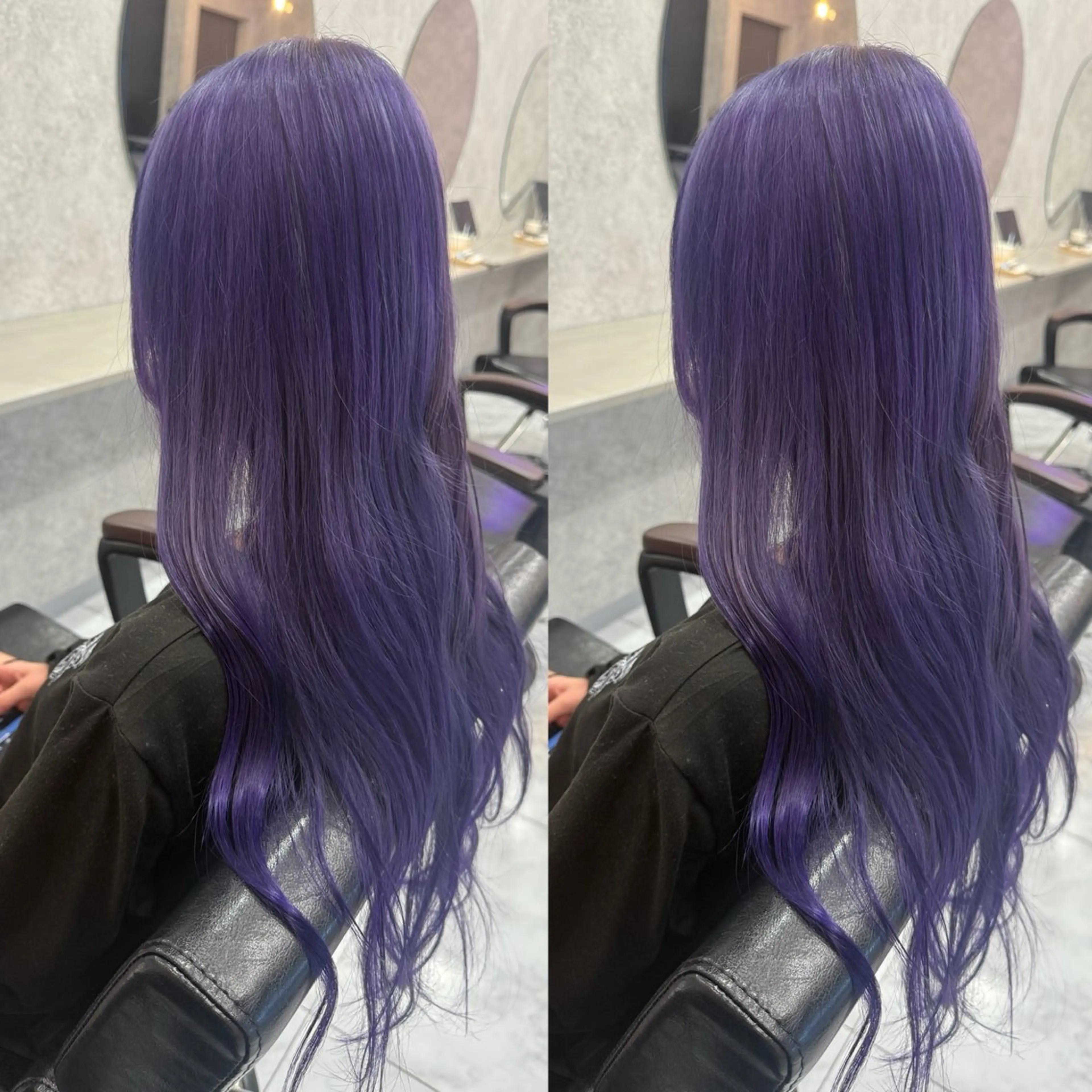 💜ダブルカラー(ブリーチ1回+オンカラー)＋️ダメージ補修トリートメント付き💜の写真