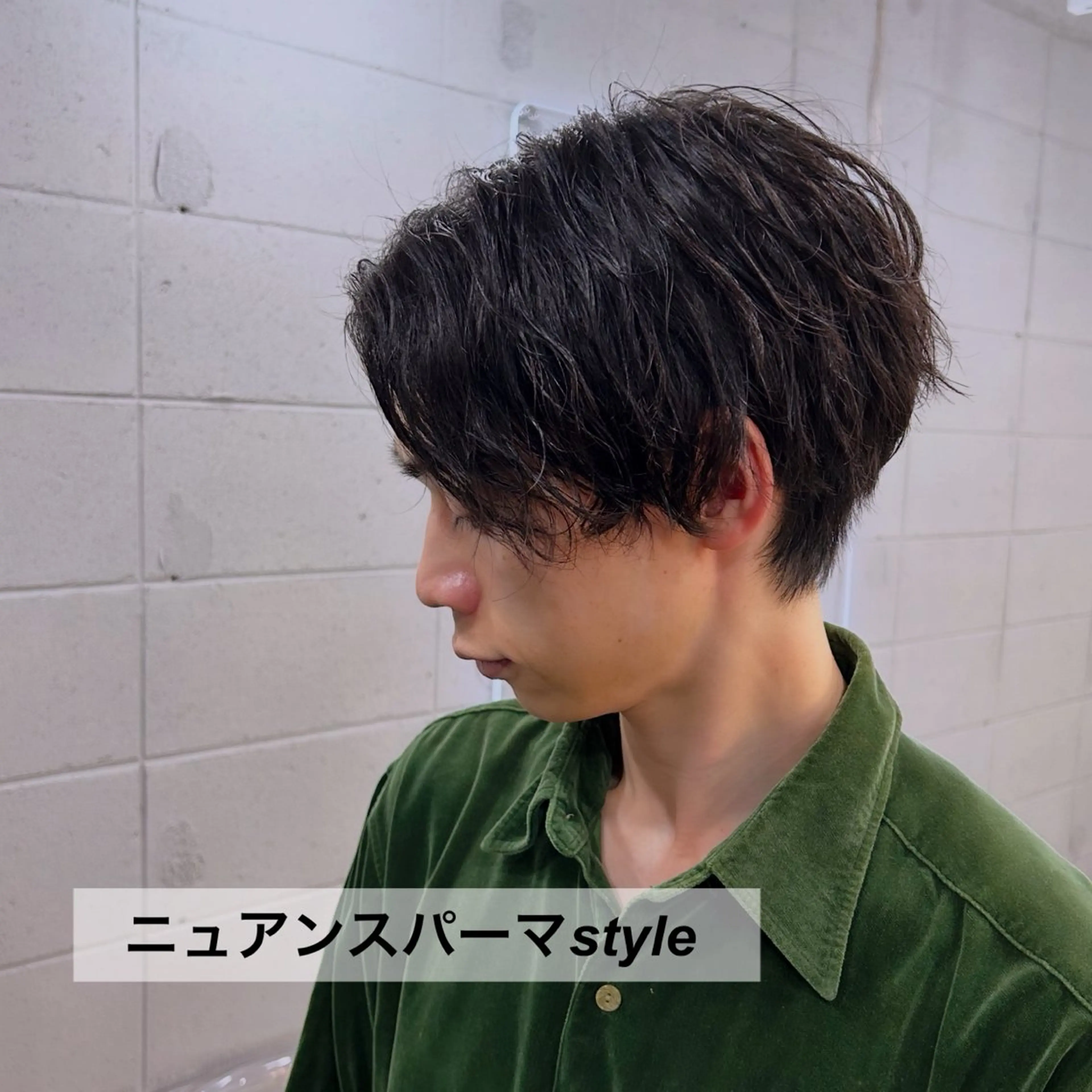 ショート メンズ barber shop 刈部倶楽舞所属・難波/メンズパーマ /フェード/河本かほのヘアスタイル