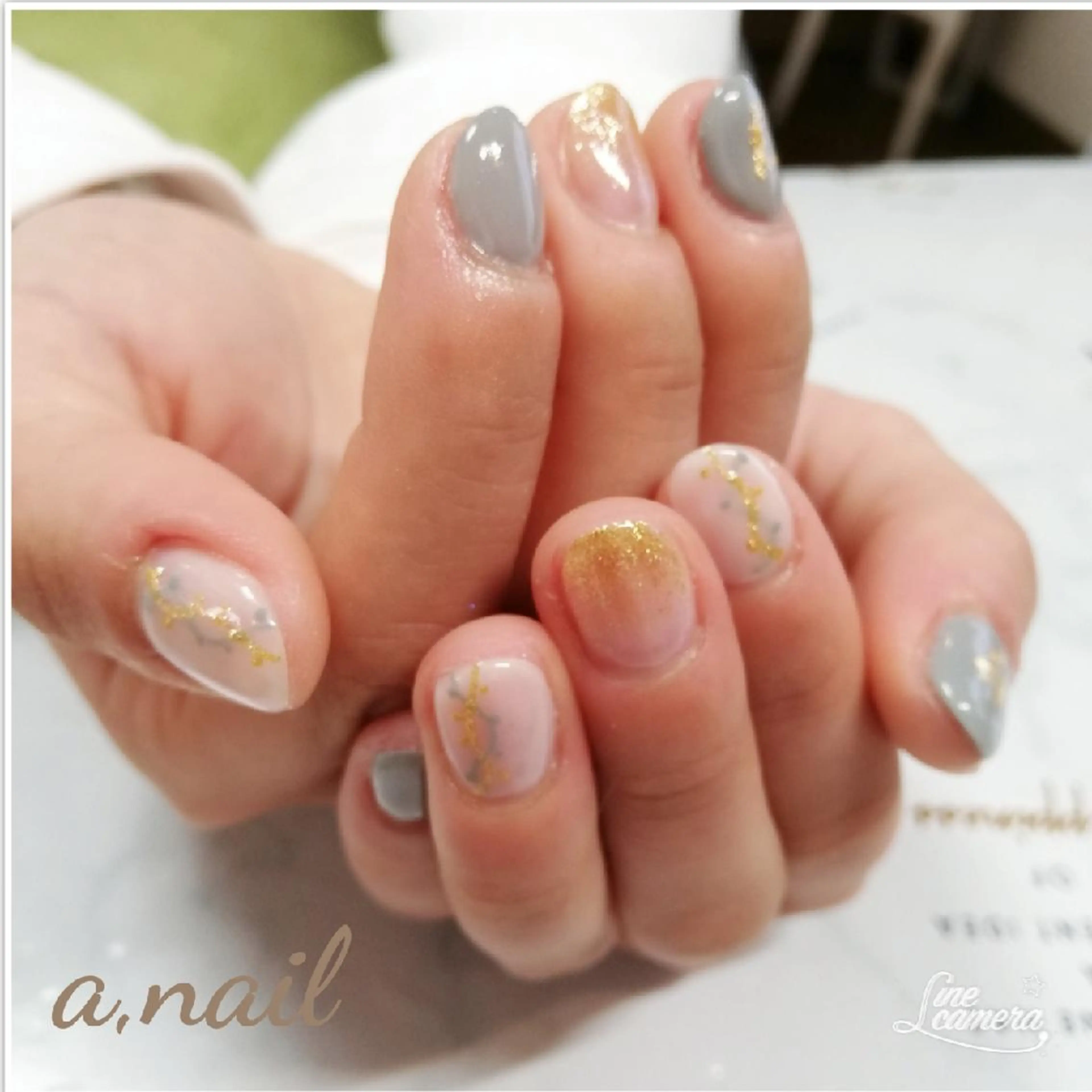 ショート ハンドネイル ネイルサロン エーネイルのネイルデザイン