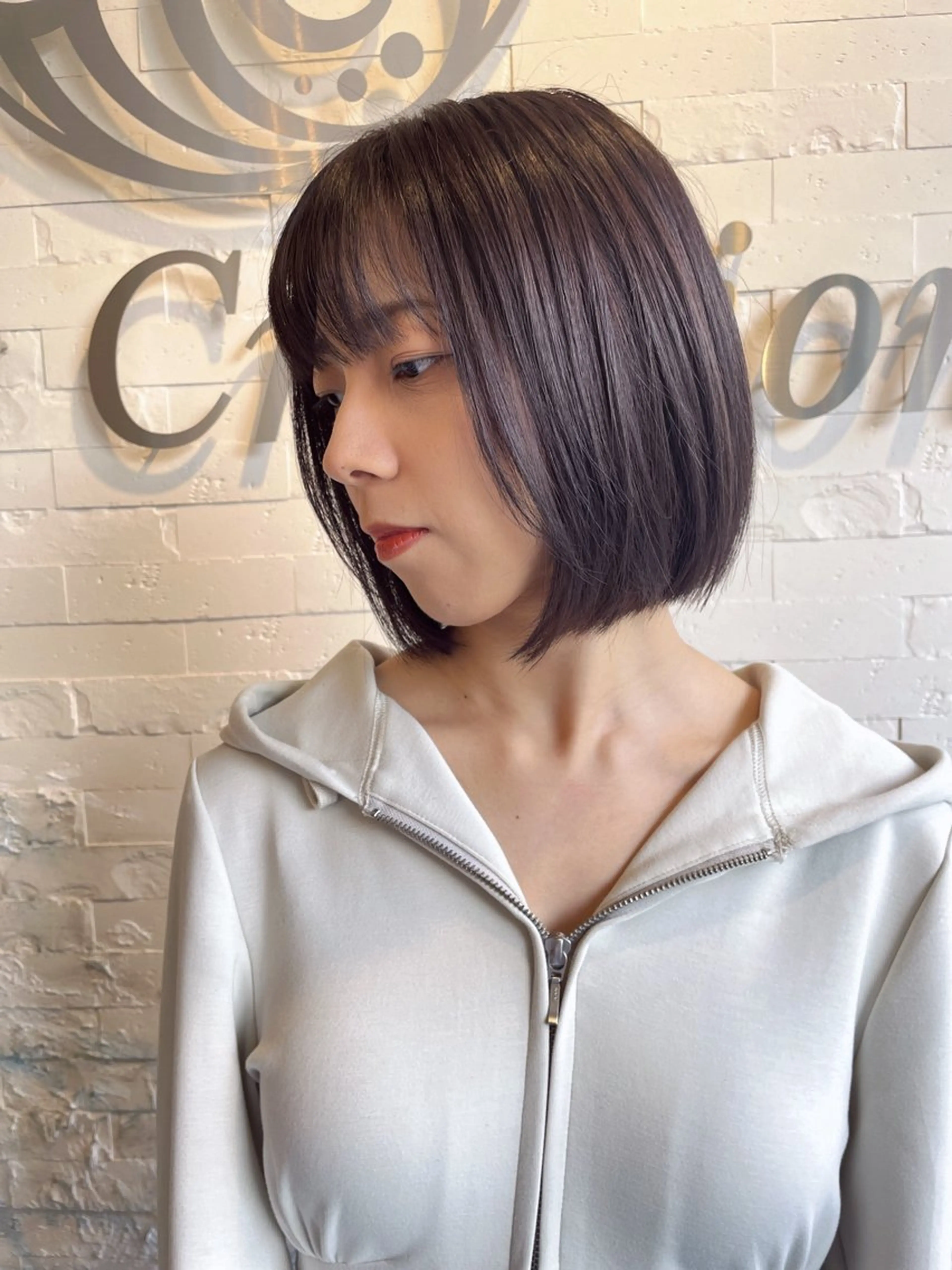 ショート カット ヘアカラー トリートメント 🌕ボブ/髪質改善 /レイヤー🌕悠人のヘアスタイル