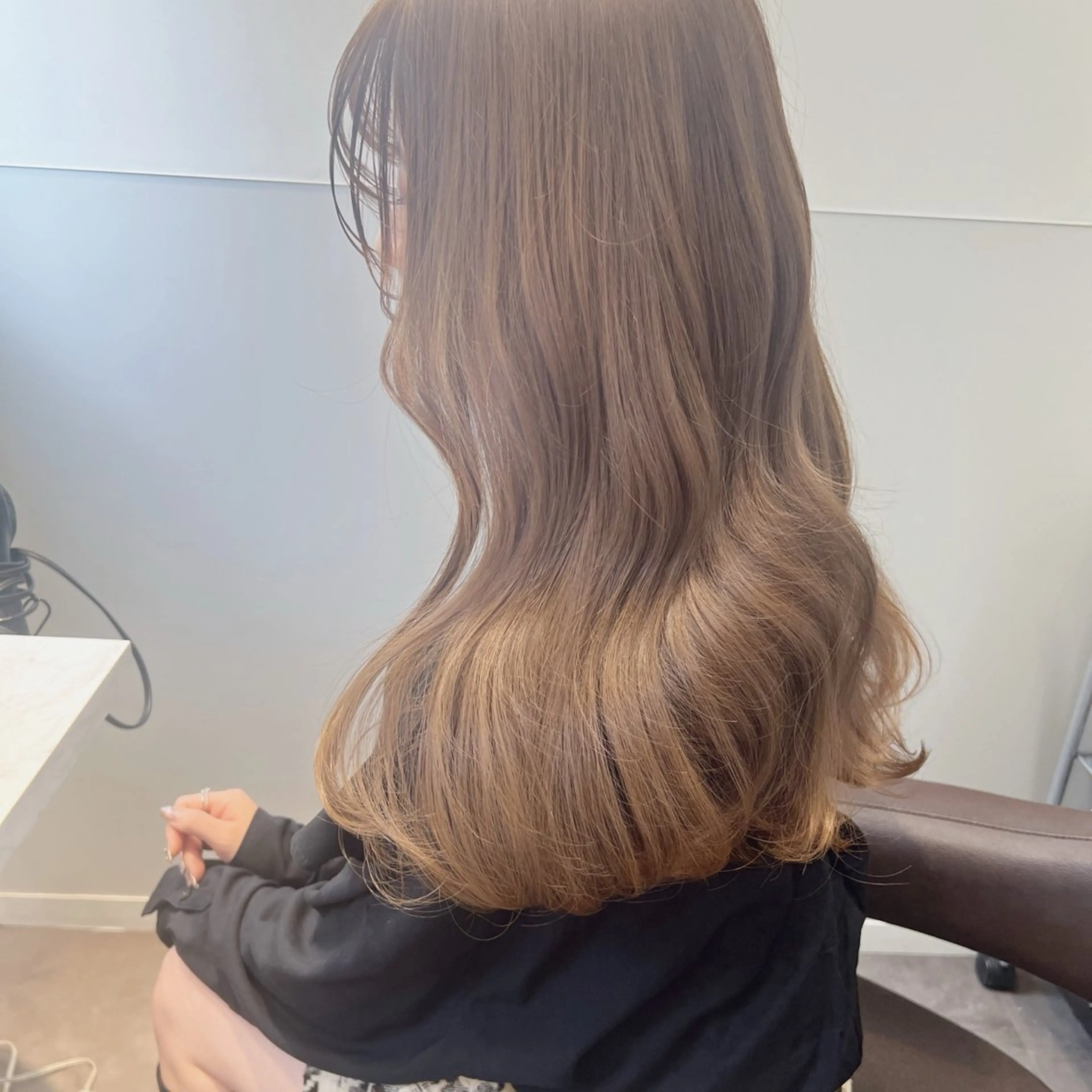 セミロング 韓国モテhair🍑 momoのヘアスタイル