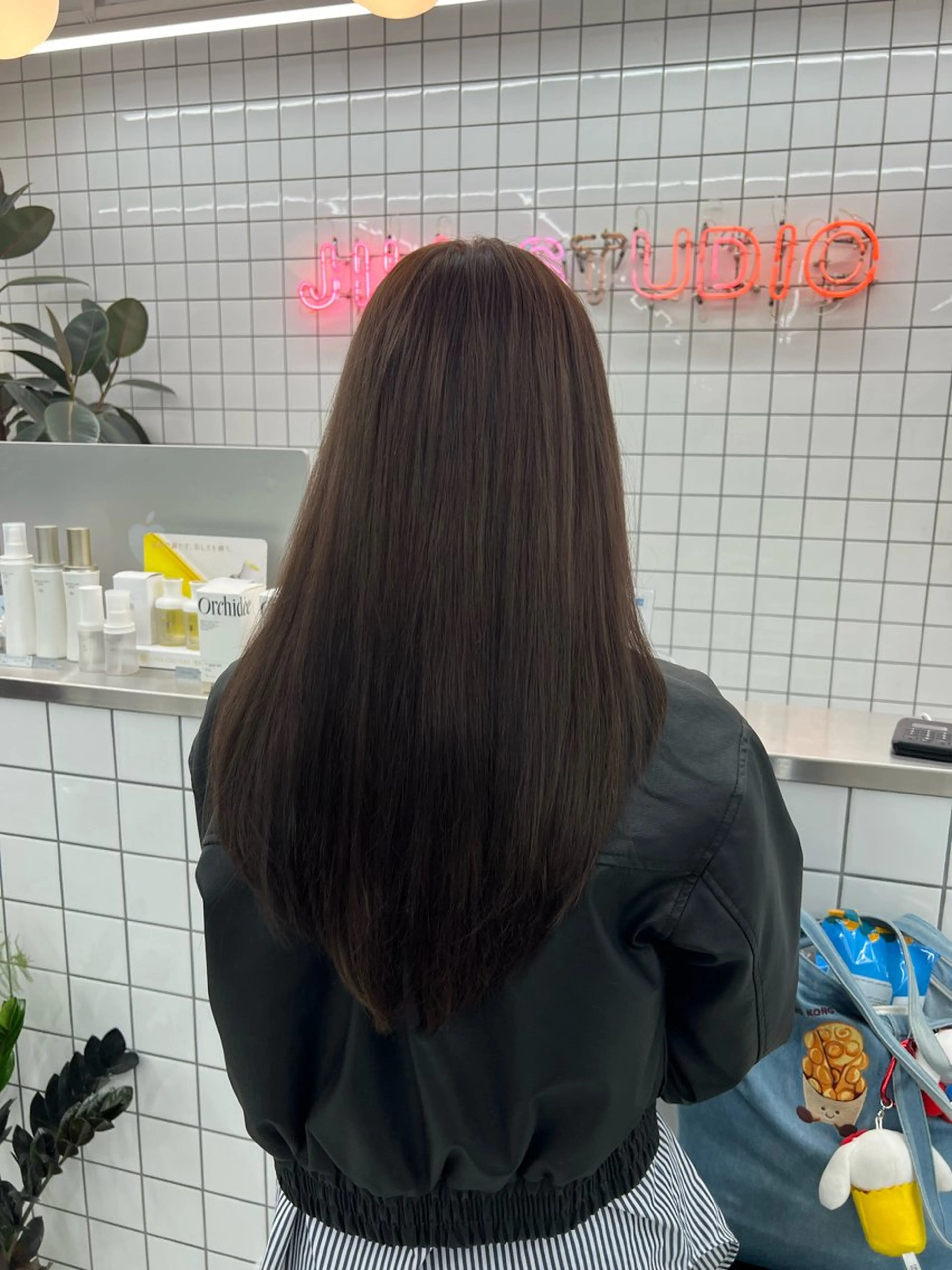 ロング カラー アッシュ アッシュブラウン ベージュカラー ブリーチ ブラウンカラー カット ヘアカラー 🌷︎あすか🌷 JILLSTUDIOのヘアスタイル