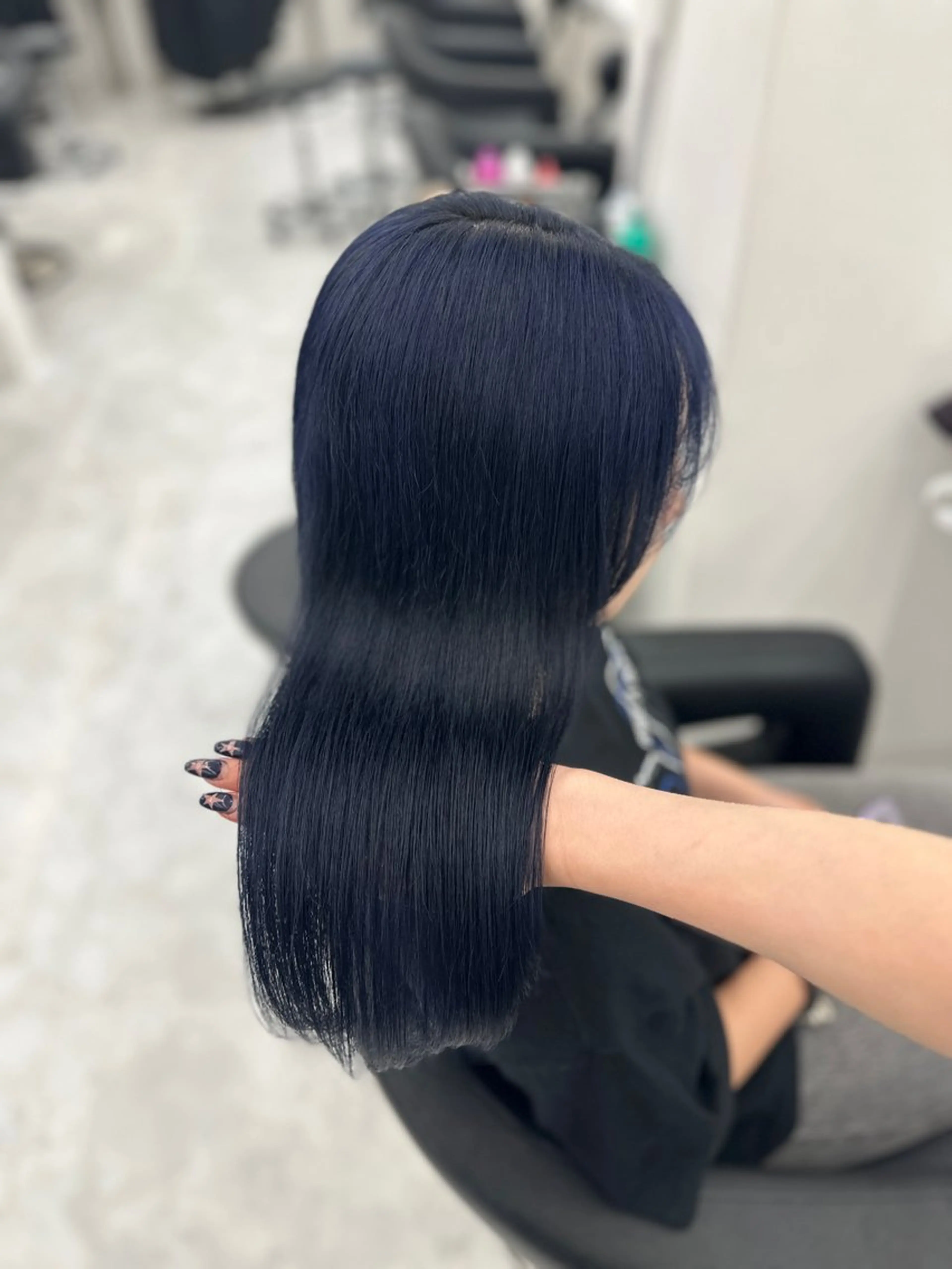 ロング カラー パーマ ヘアアレンジ メンズ キッズ ♥️韓国ヘア レイヤー♥️ゆりのヘアスタイル