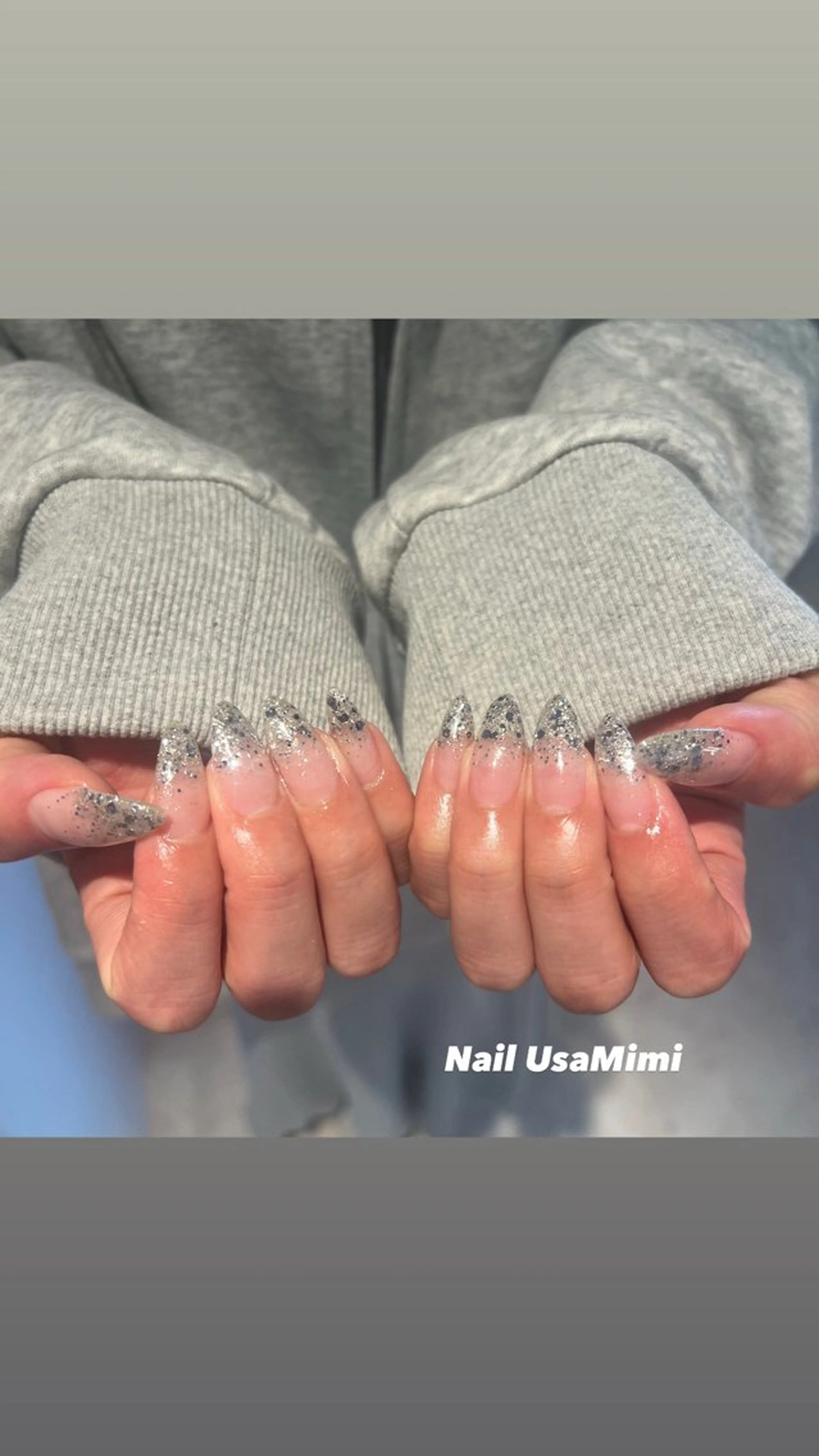 ネイル アートネイル ジェルネイル グラデーション 韓国ネイル ワンカラーネイル ハンドネイル 本町NailUsa Mimi RIKOのネイルデザイン