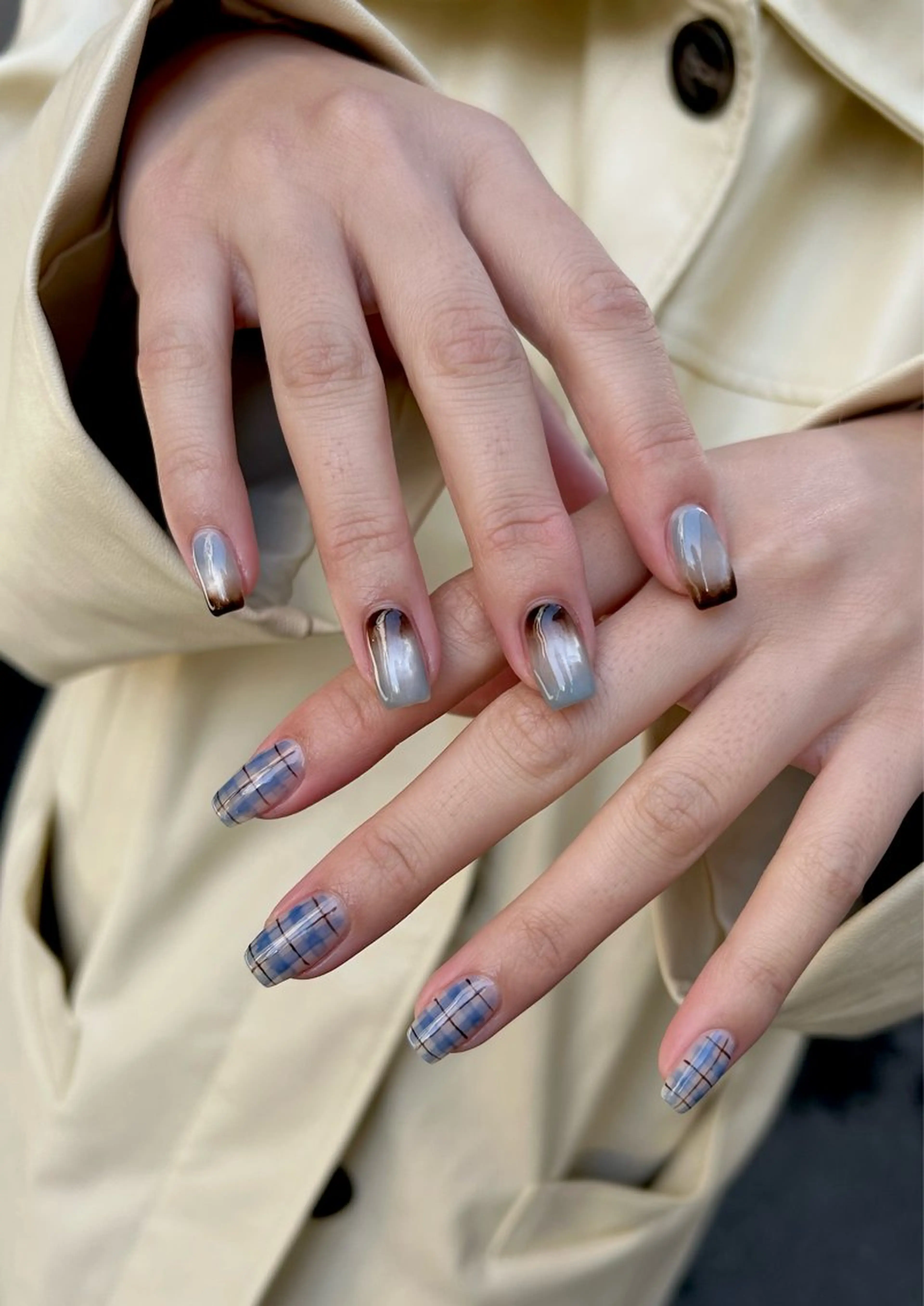 ネイル ブラウン nailworks mのネイルデザイン