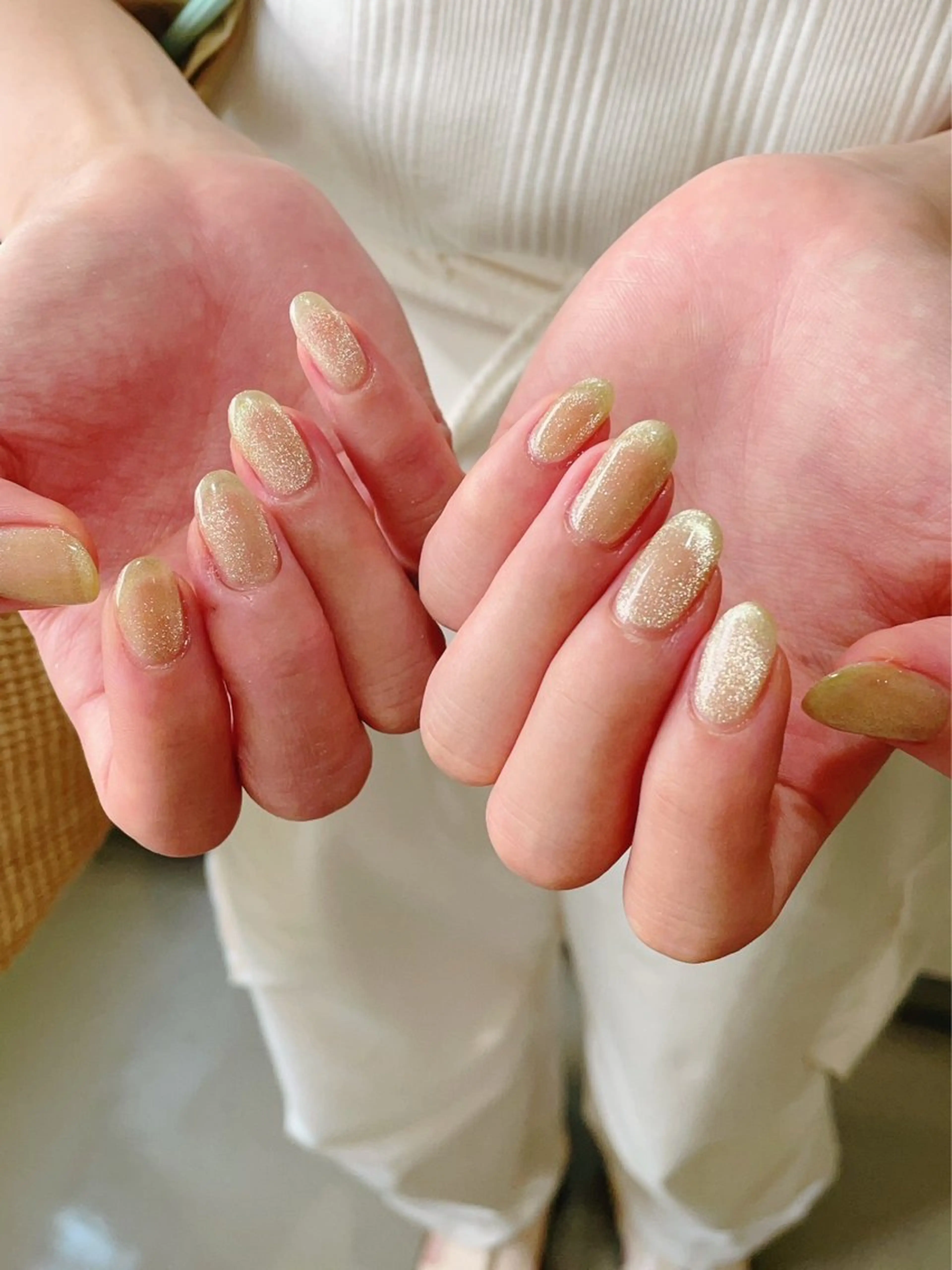 ネイル 夏ネイル 黄色 ハンドネイル kiki nail 二子玉川のネイルデザイン