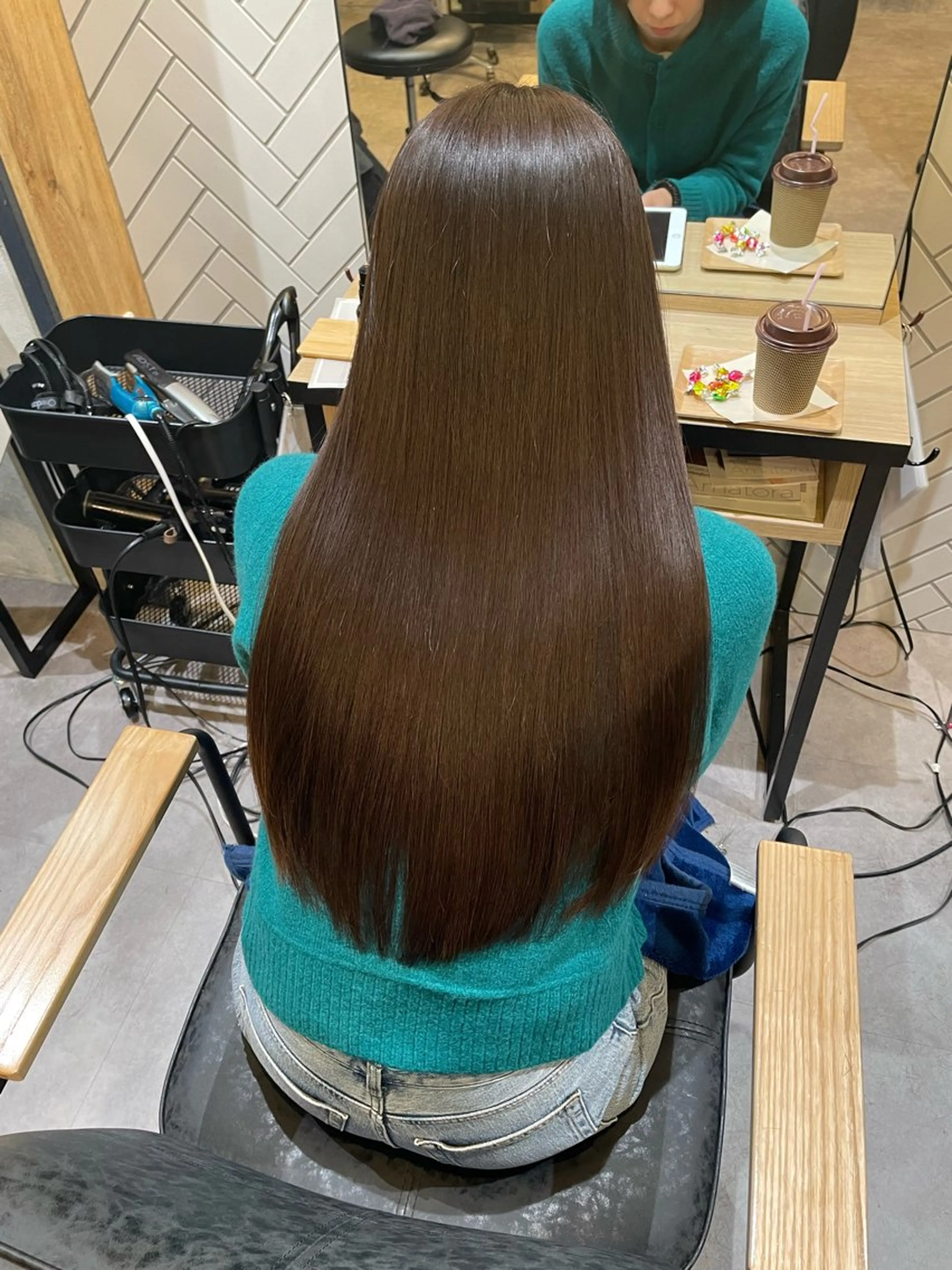 ロング カット ヘアカラー 縮毛矯正 Jewel  Box東梅田所属・髪質改善サロン 梅田/ヨナミネのヘアスタイル