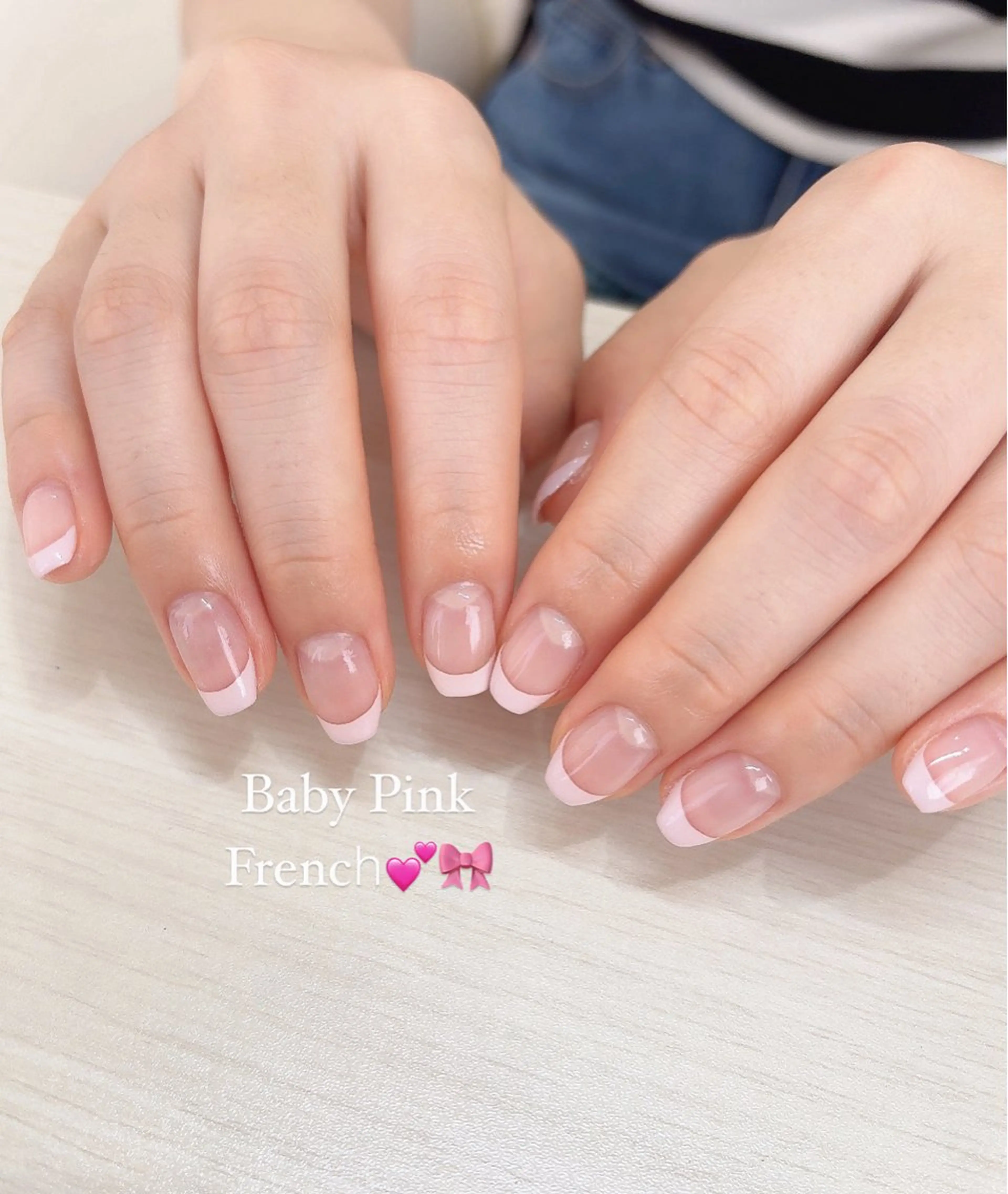 ネイル フレンチネイル シンプルネイル beautiful meみくのネイルデザイン