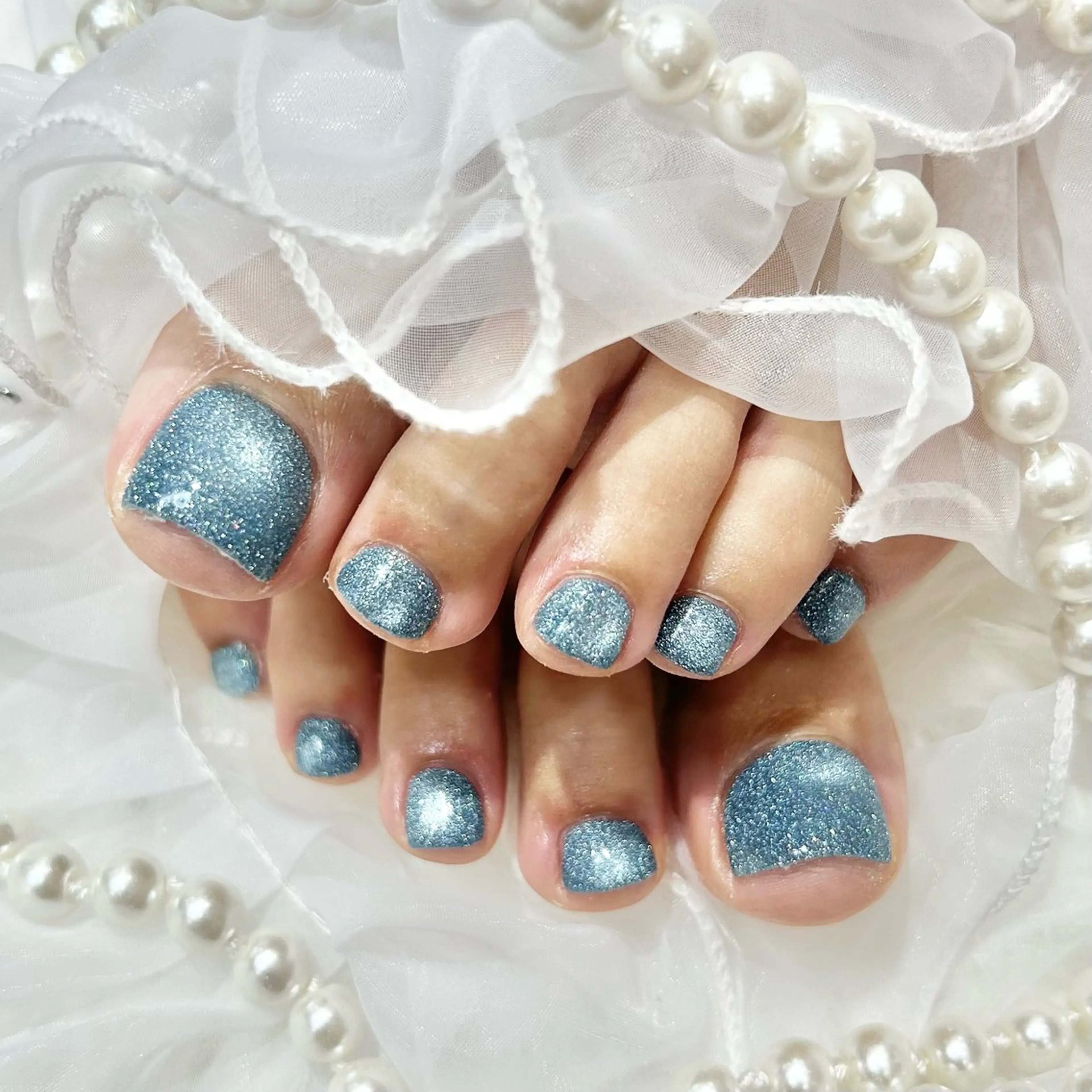 ネイル マグネットネイル フットネイル WISTERIA ayumiのネイルデザイン