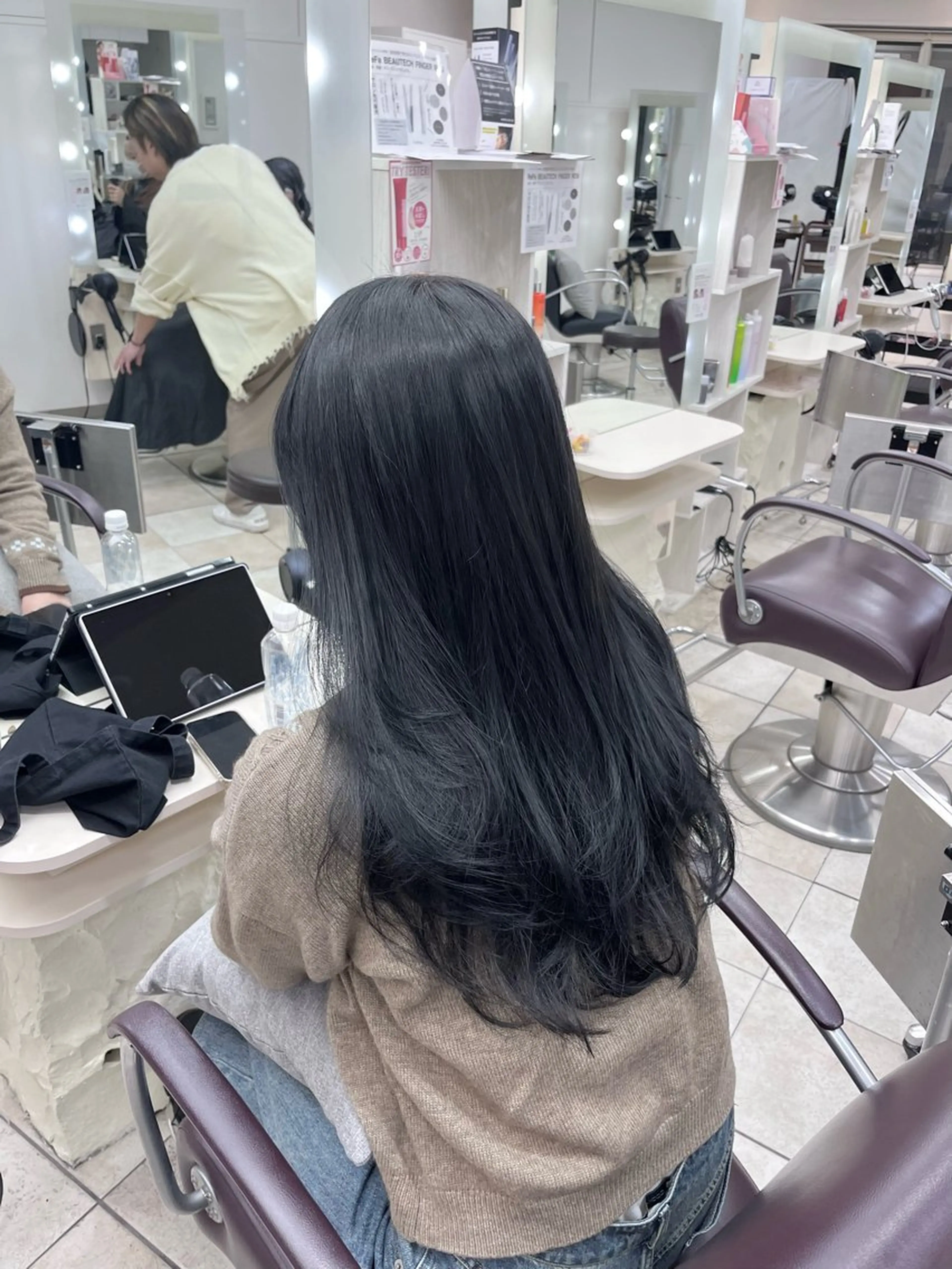 ロング 韓国レイヤー×モテ髪 /MITSUKI🤍のヘアスタイル