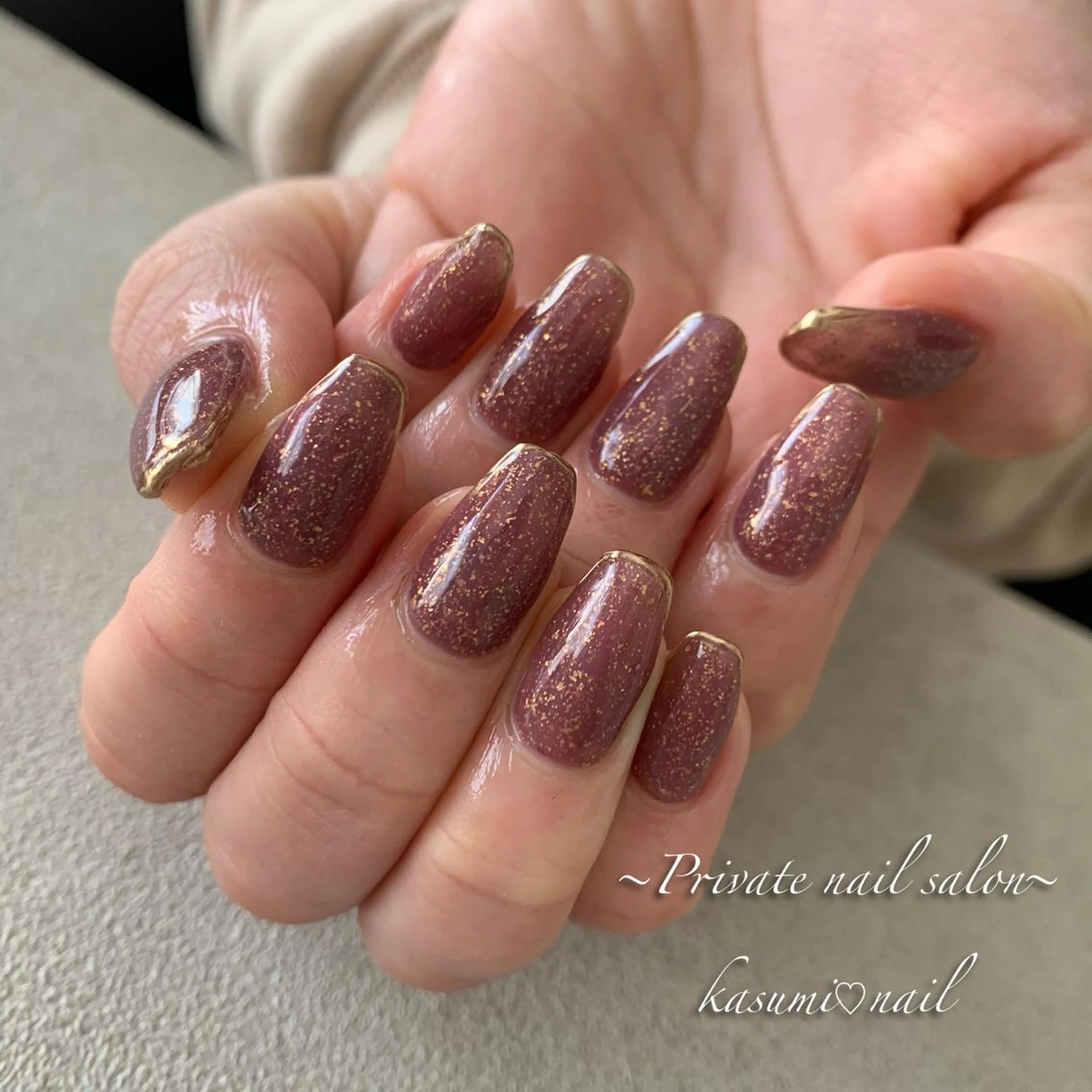 ネイル マグネットネイル ミラーネイル ニュアンスネイル KASUMI♡ Nailのネイルデザイン