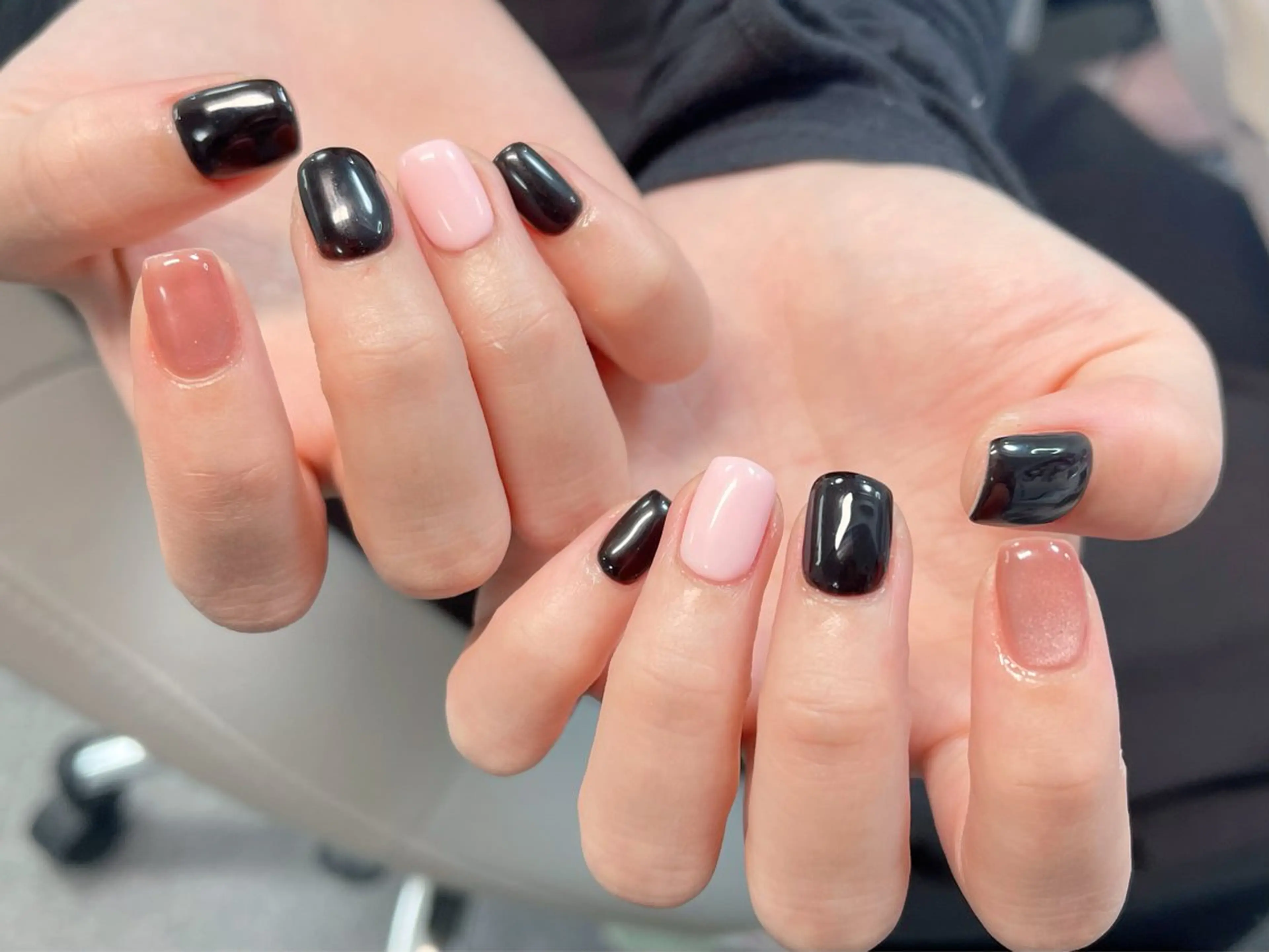 カラー ハンドネイル JOJOネイル所属・JOJO ネイルのネイルデザイン