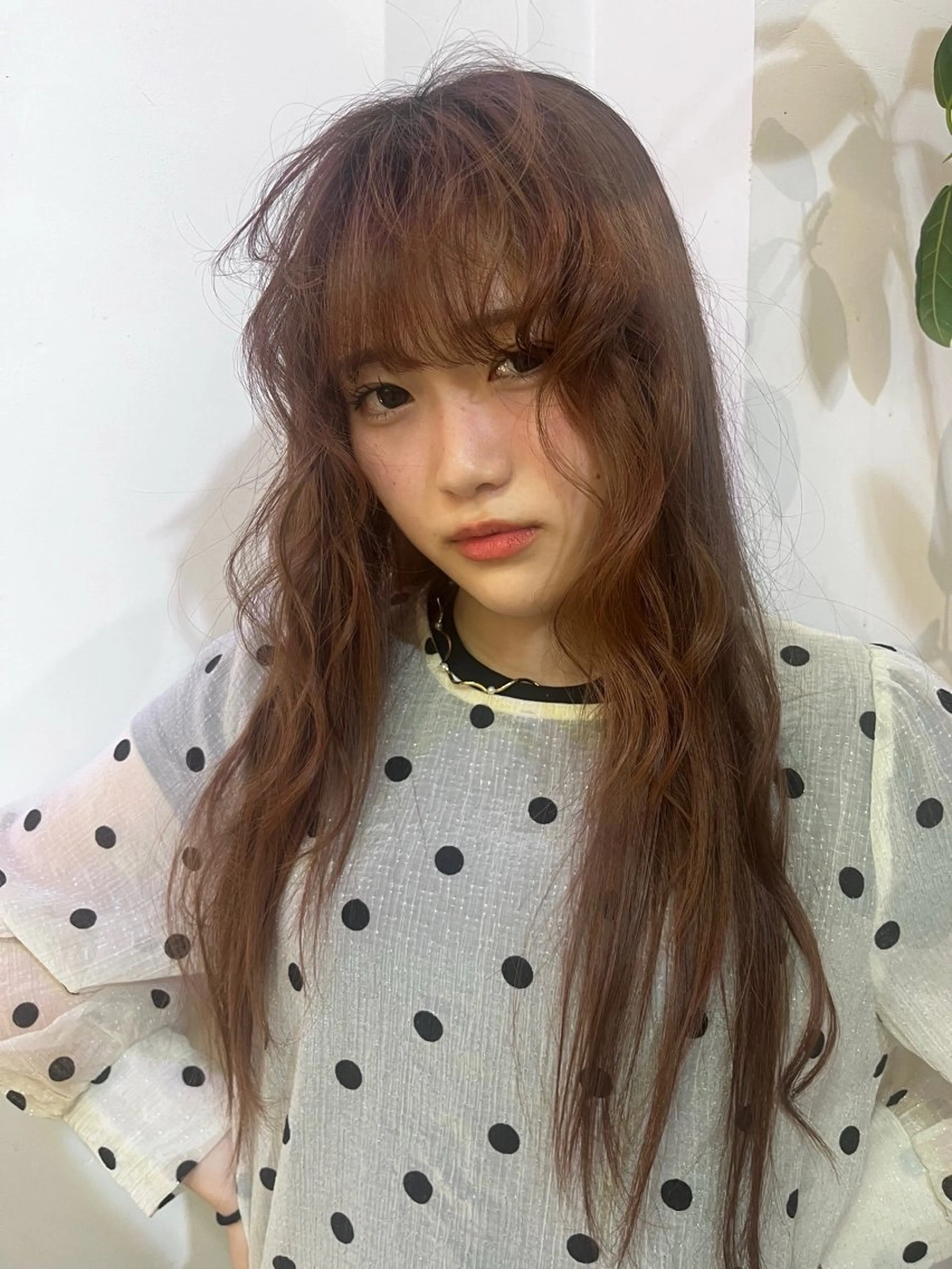 カラー ness 一花のヘアスタイル