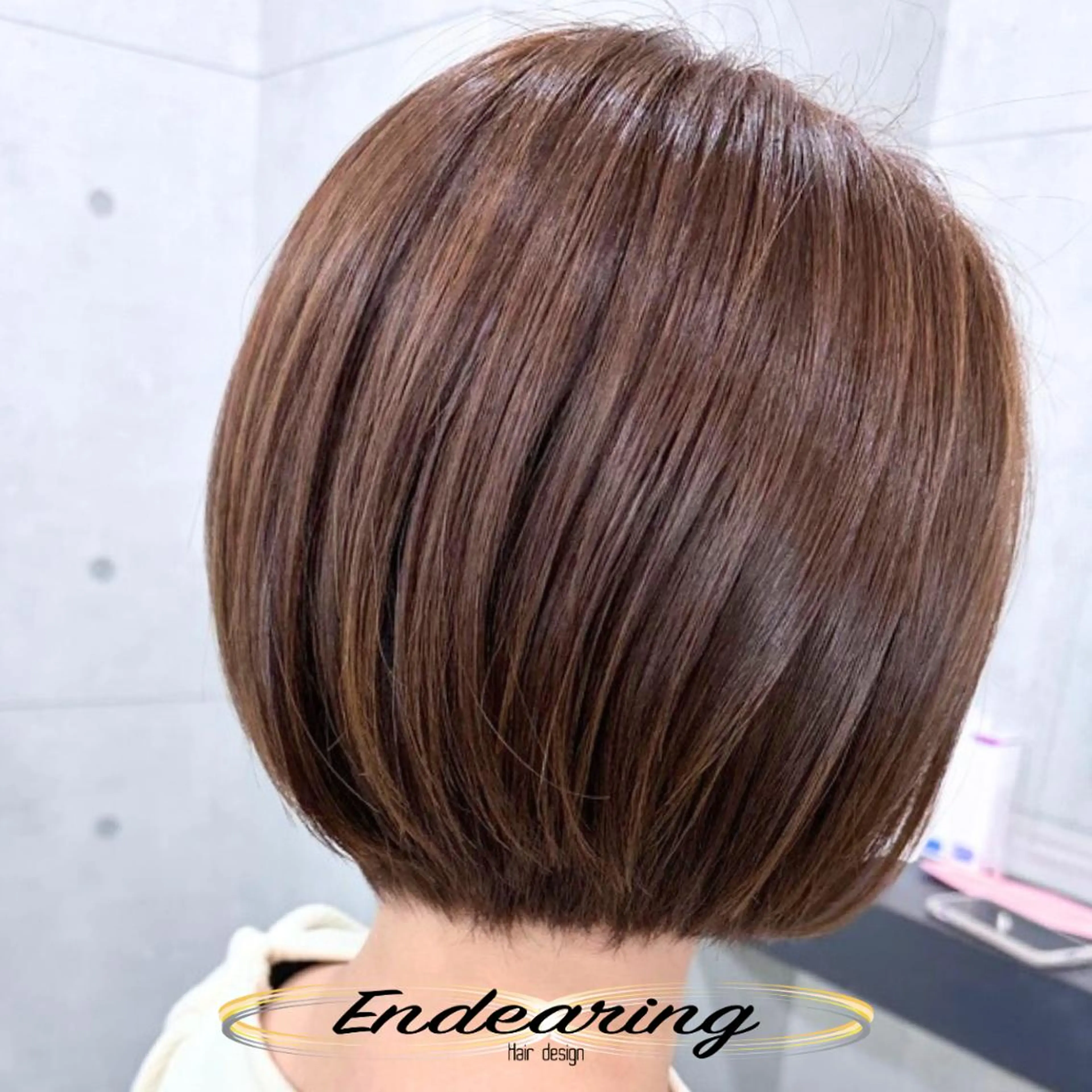 ショート ボブ ショートヘア カット ヘアカラー Endearing 銀座/レイヤーカットのヘアスタイル