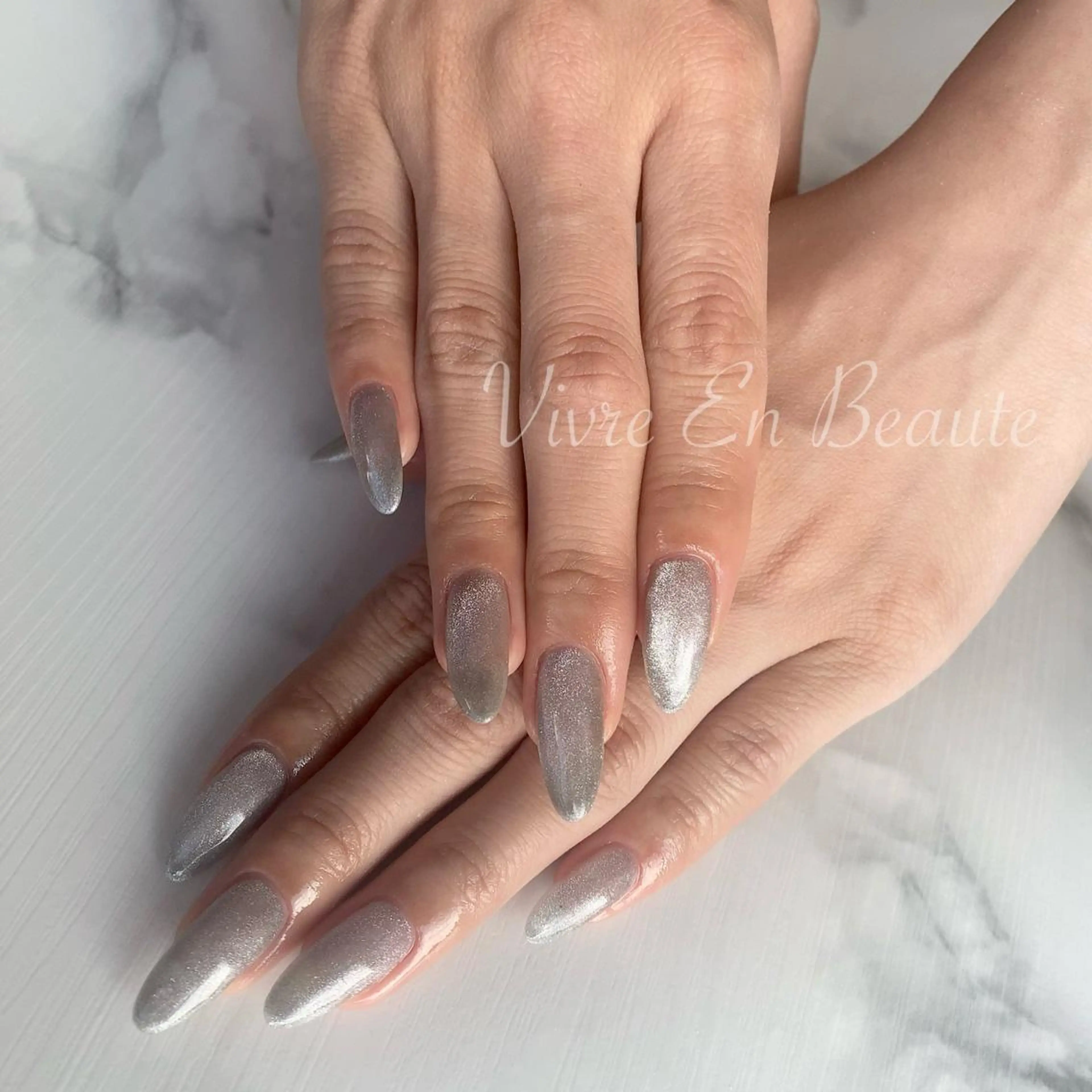 ネイル ジェルネイル マグネットネイル ワンカラーネイル S Nailのネイルデザイン