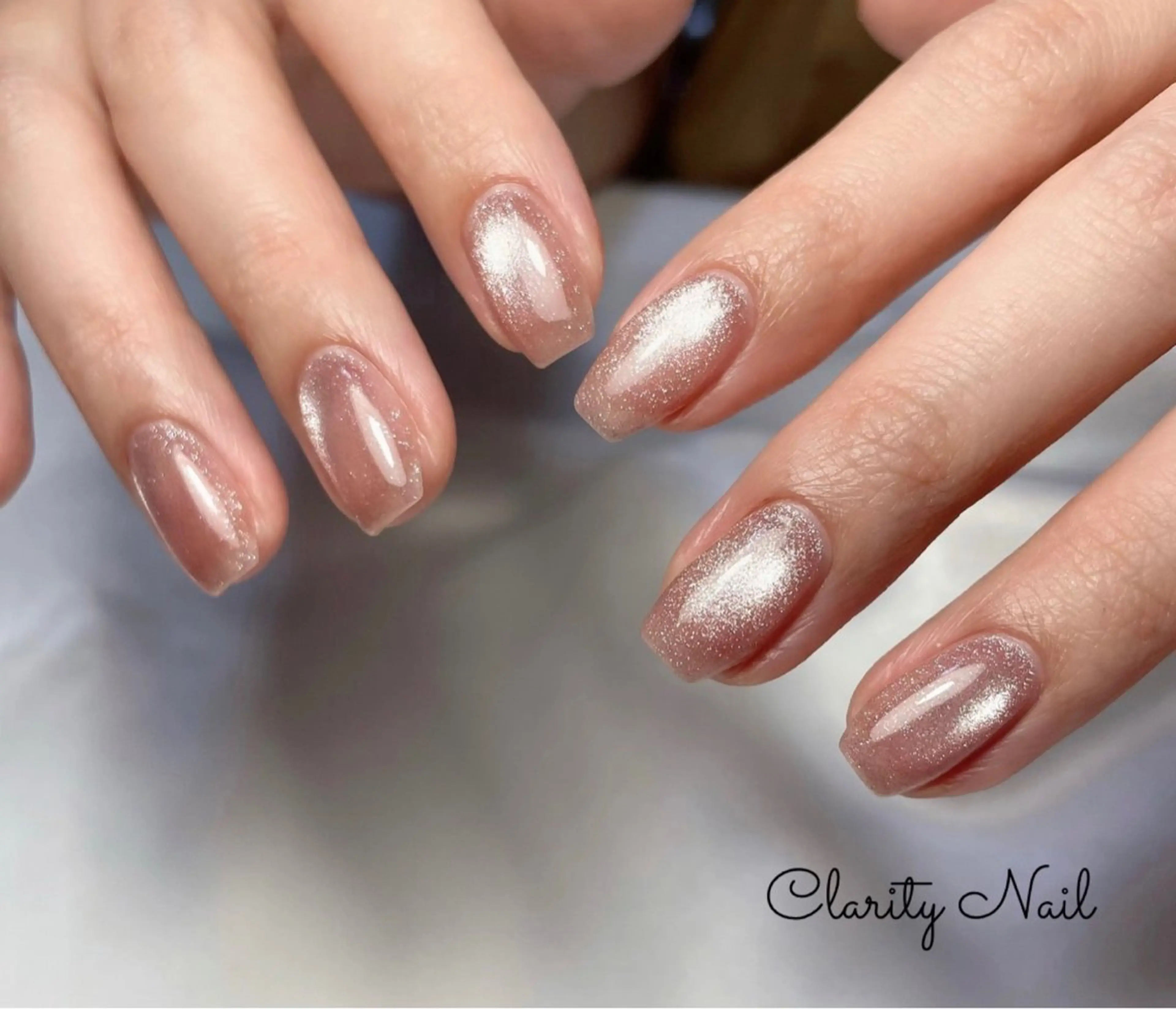 ネイル マグネットネイル ワンカラーネイル ハンドネイル Clarity Nailのネイルデザイン