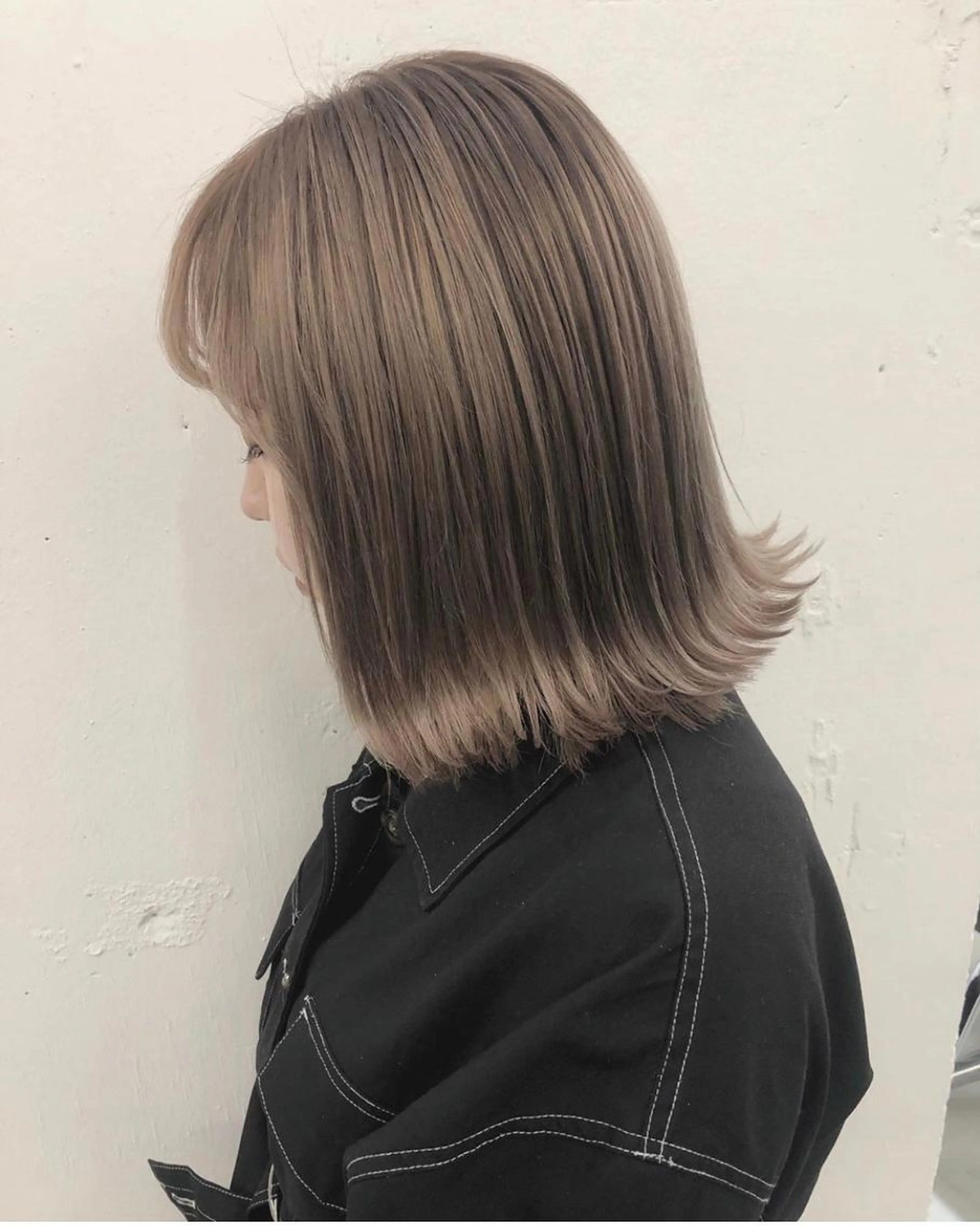 【セットでお得】デザインカット+艶カラーリタッチ+2stepTr ¥8700→¥6200の写真