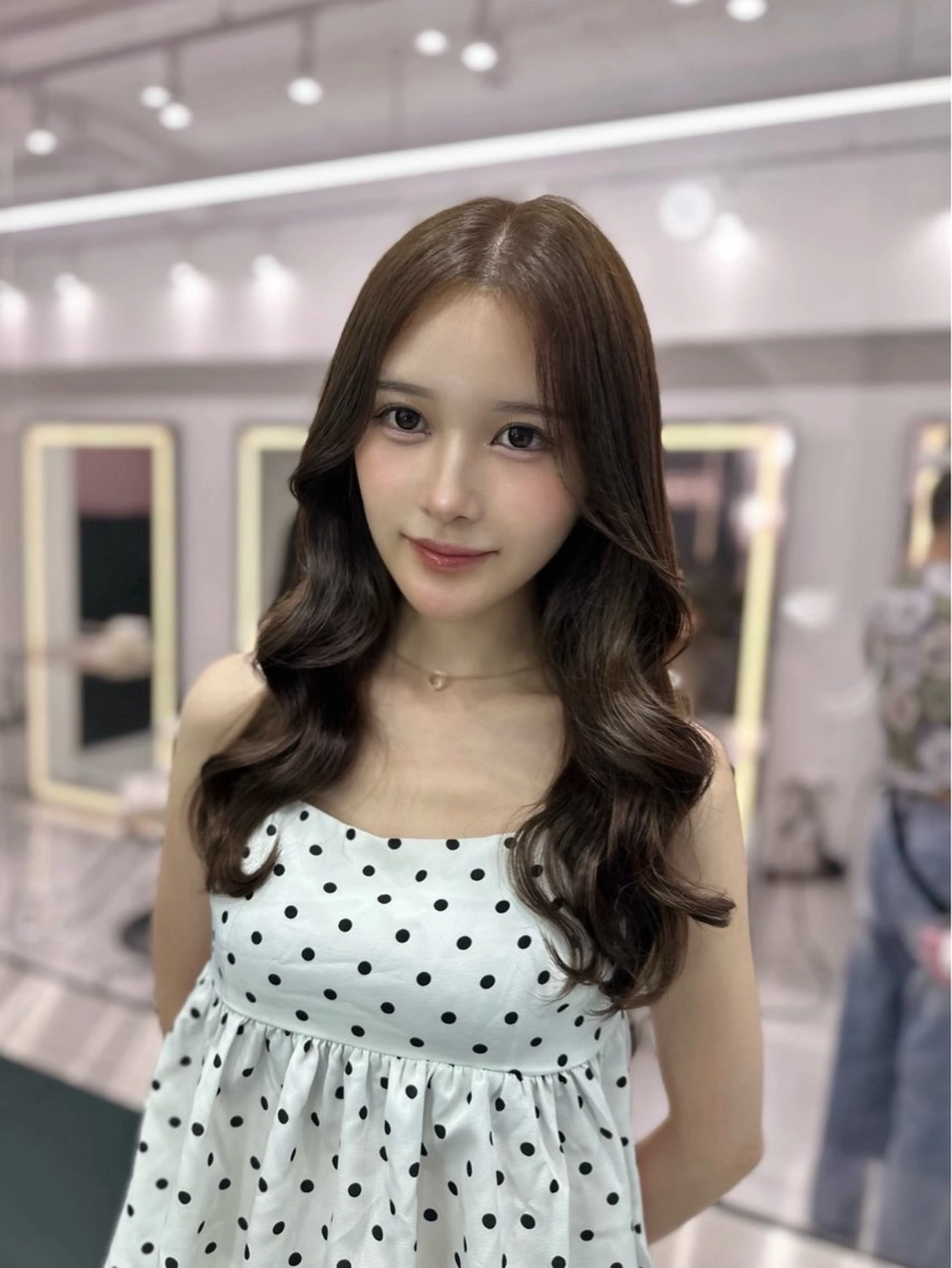 ロング カット ヘアカラー トリートメント 新宿/韓国レイヤー/ 髪質改善/佐藤航のヘアスタイル