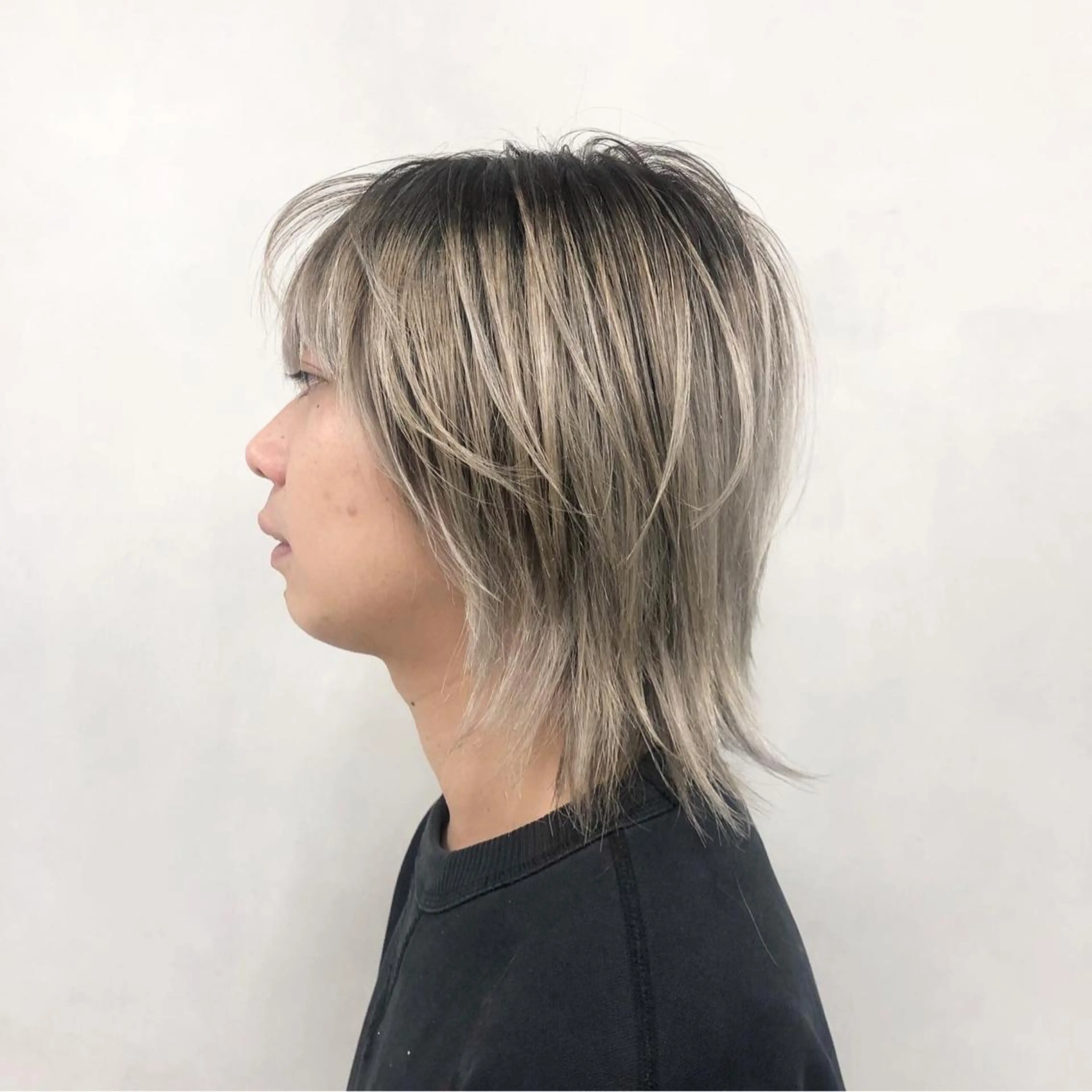 ミディアム カット ヘアカラー トリートメント 🌸ハイトーン 新田　廉 🌸のヘアスタイル