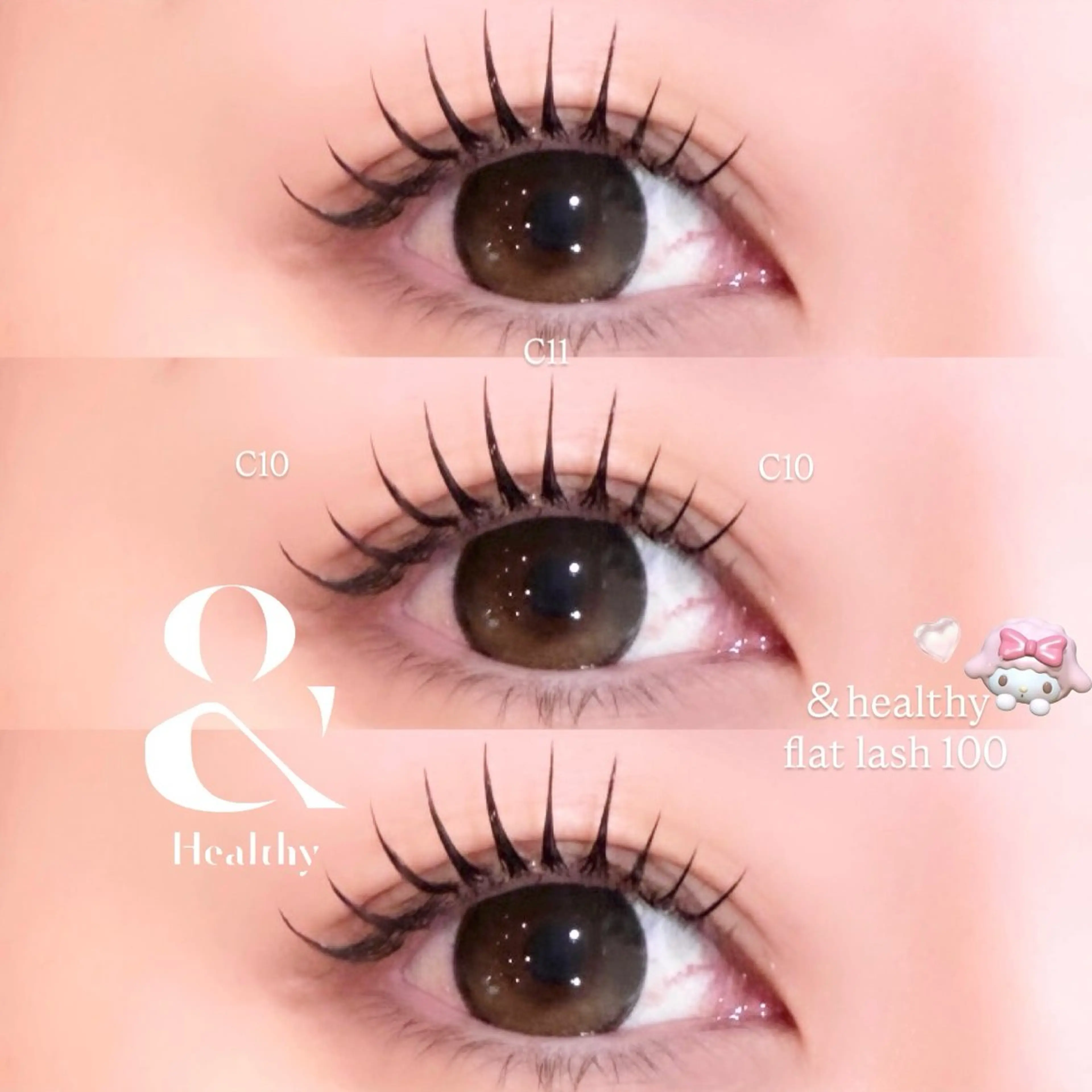 マツエク・マツパ フラットラッシュ マツエク 千島 里歩のマツエク・マツパデザイン