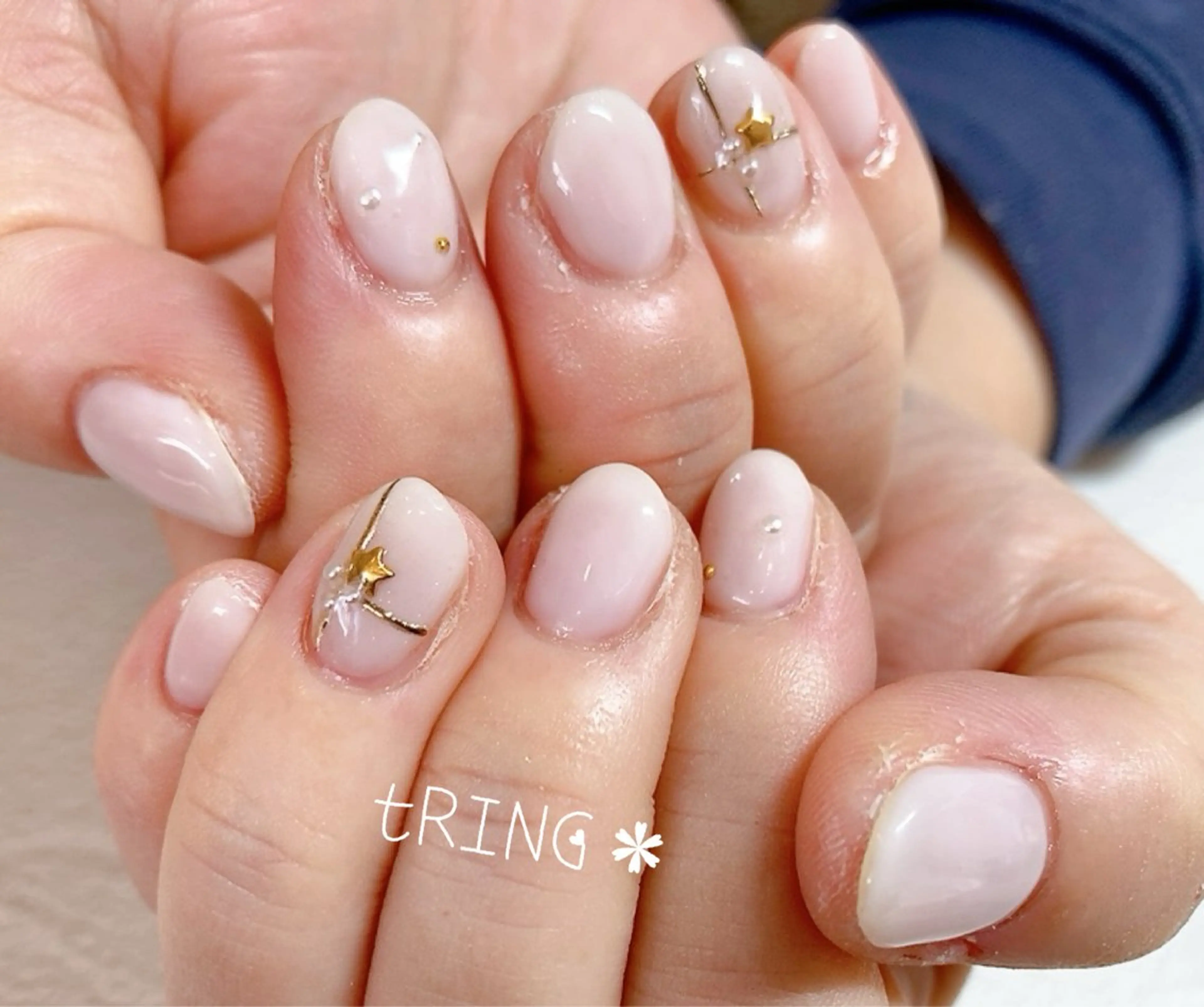 ネイル ハンドネイル tRING＊ しいの木台のネイルデザイン