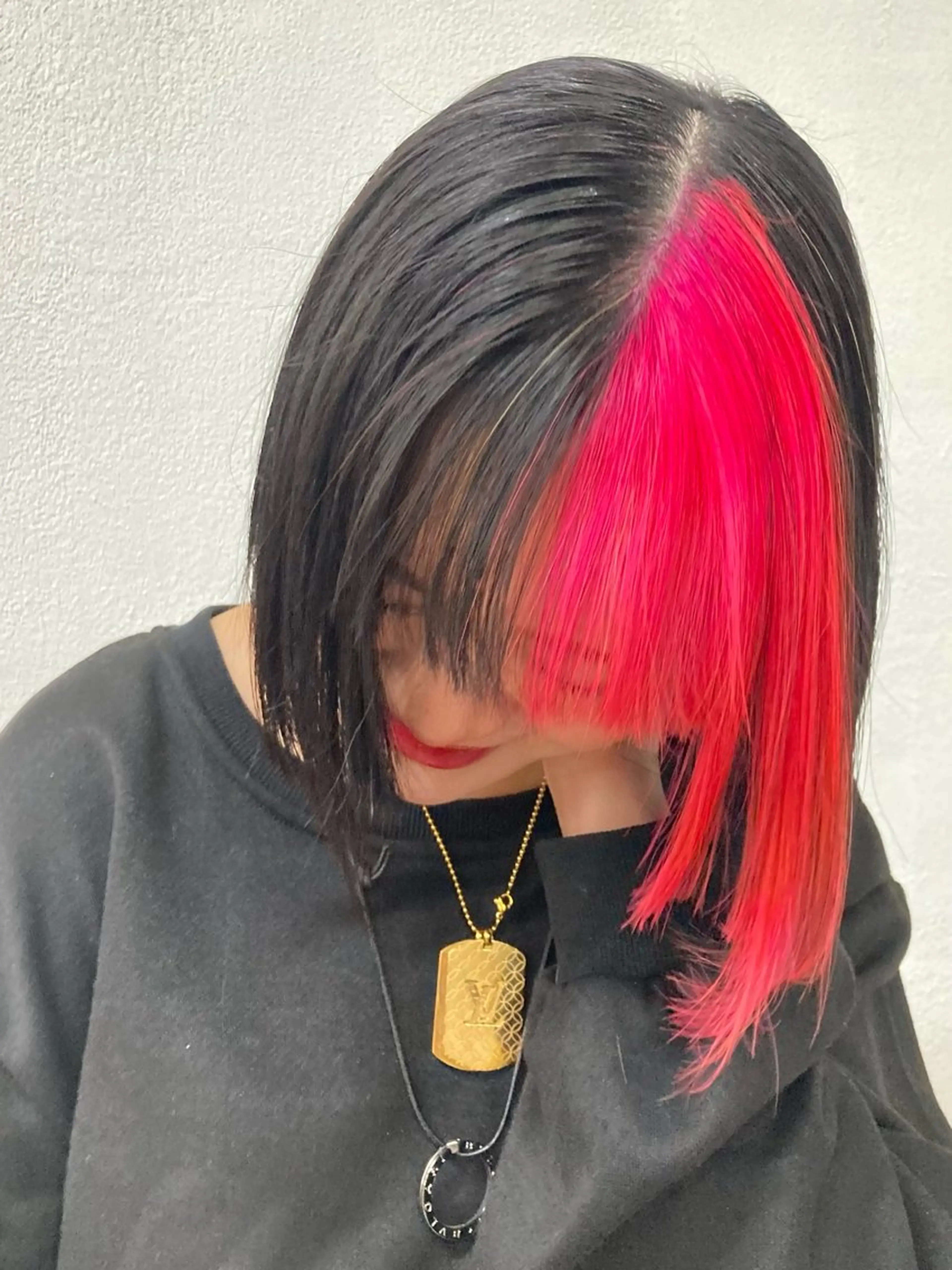 ショート カラー ウルフレイヤー エクステ/kokiのヘアスタイル