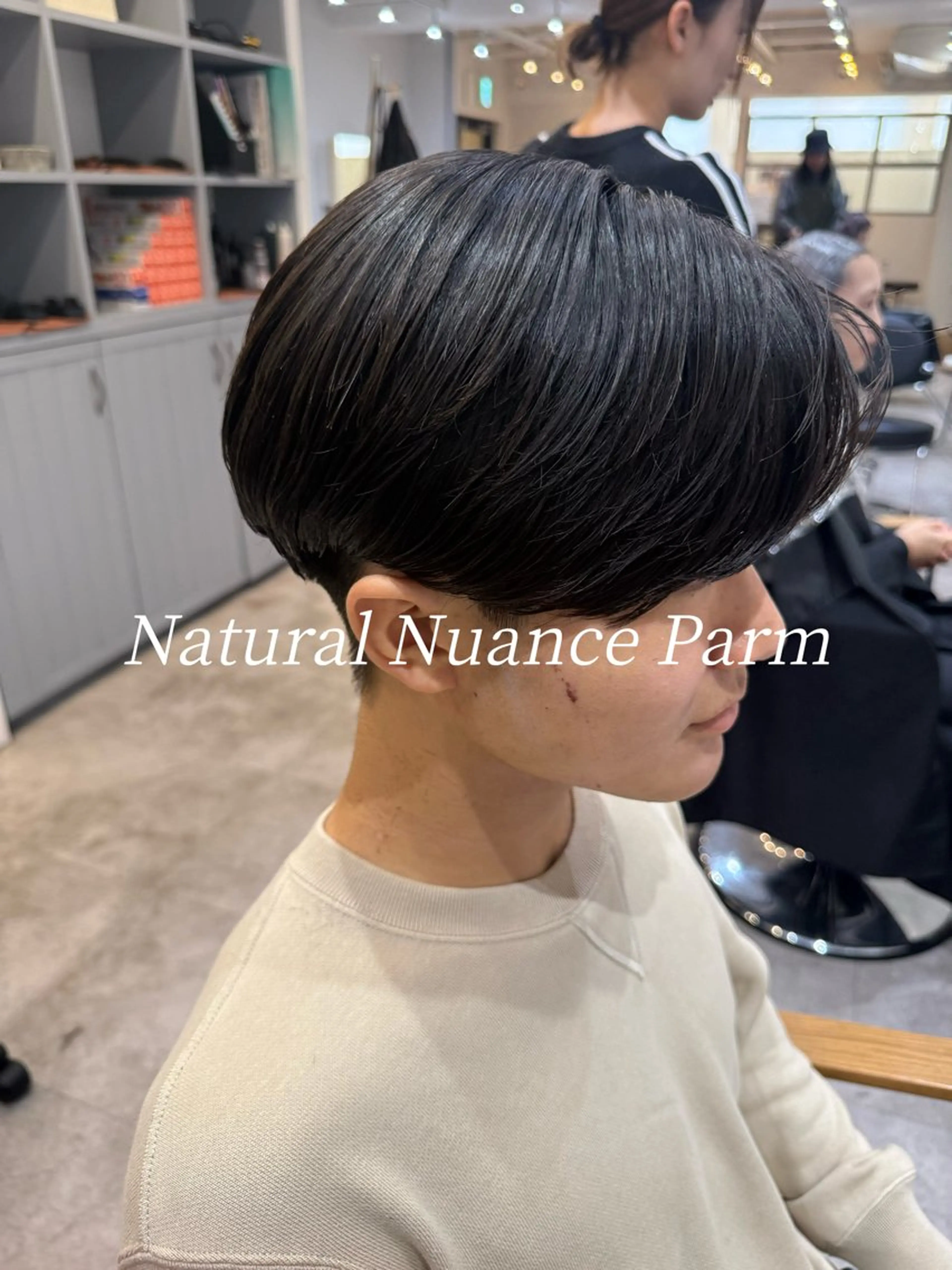 パーマ メンズ メンズパーマ ニュアンスパーマ カット パーマ soyon 心斎橋店のヘアスタイル