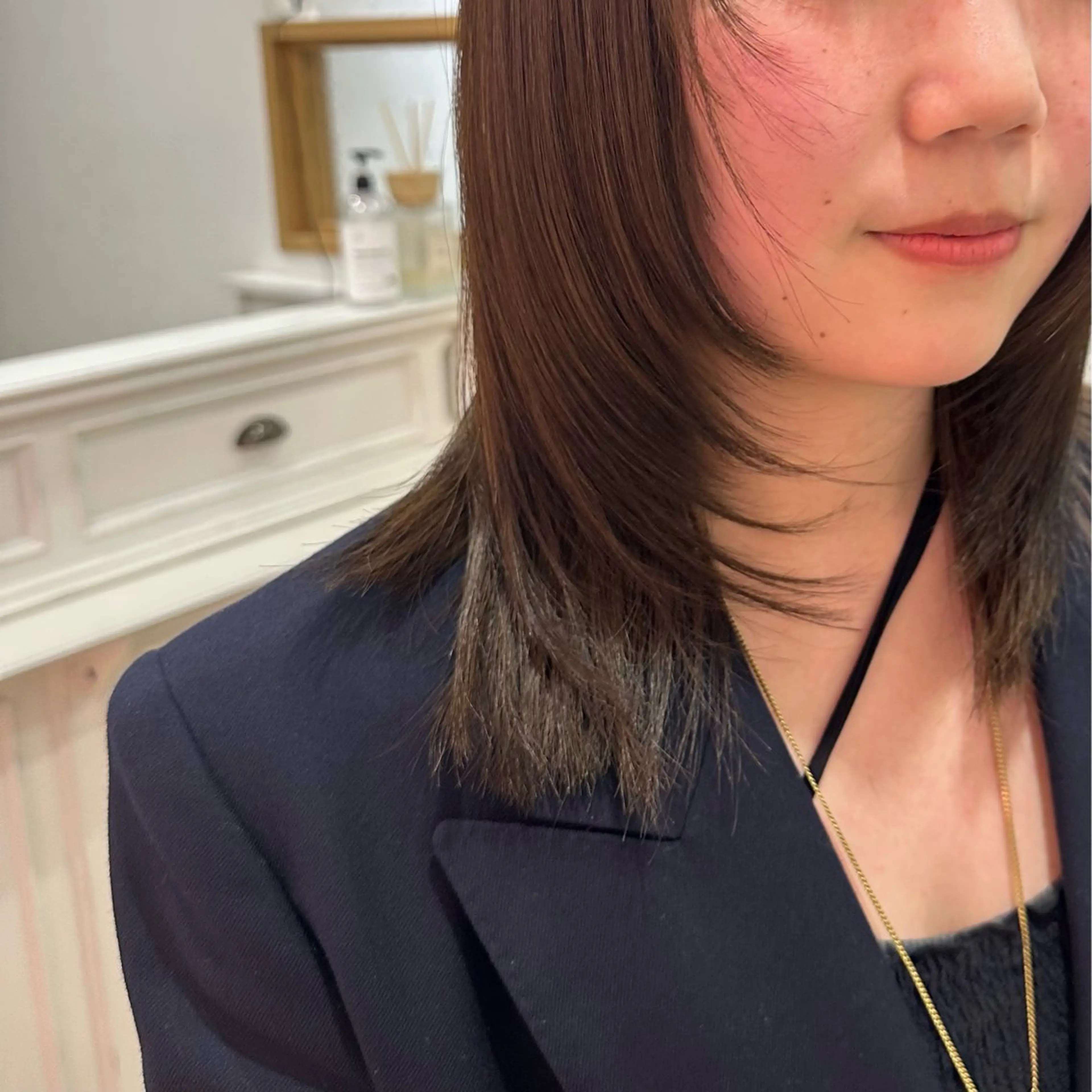 ミディアム レイヤーカット 【Lien】 AYUのヘアスタイル