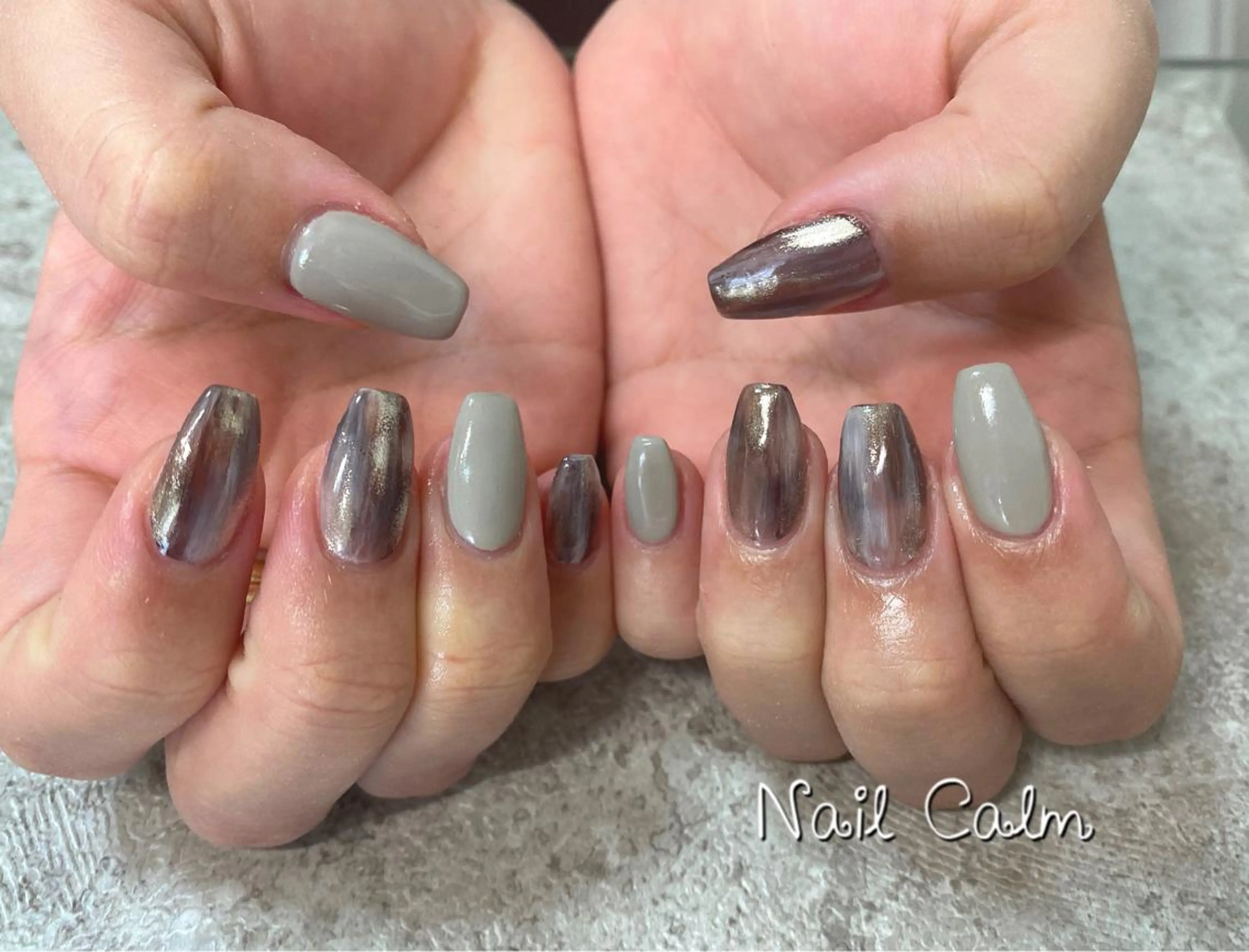 ネイル シンプルネイル ハンドネイル Nail Calm所属・プライベートサロン Calmのネイルデザイン