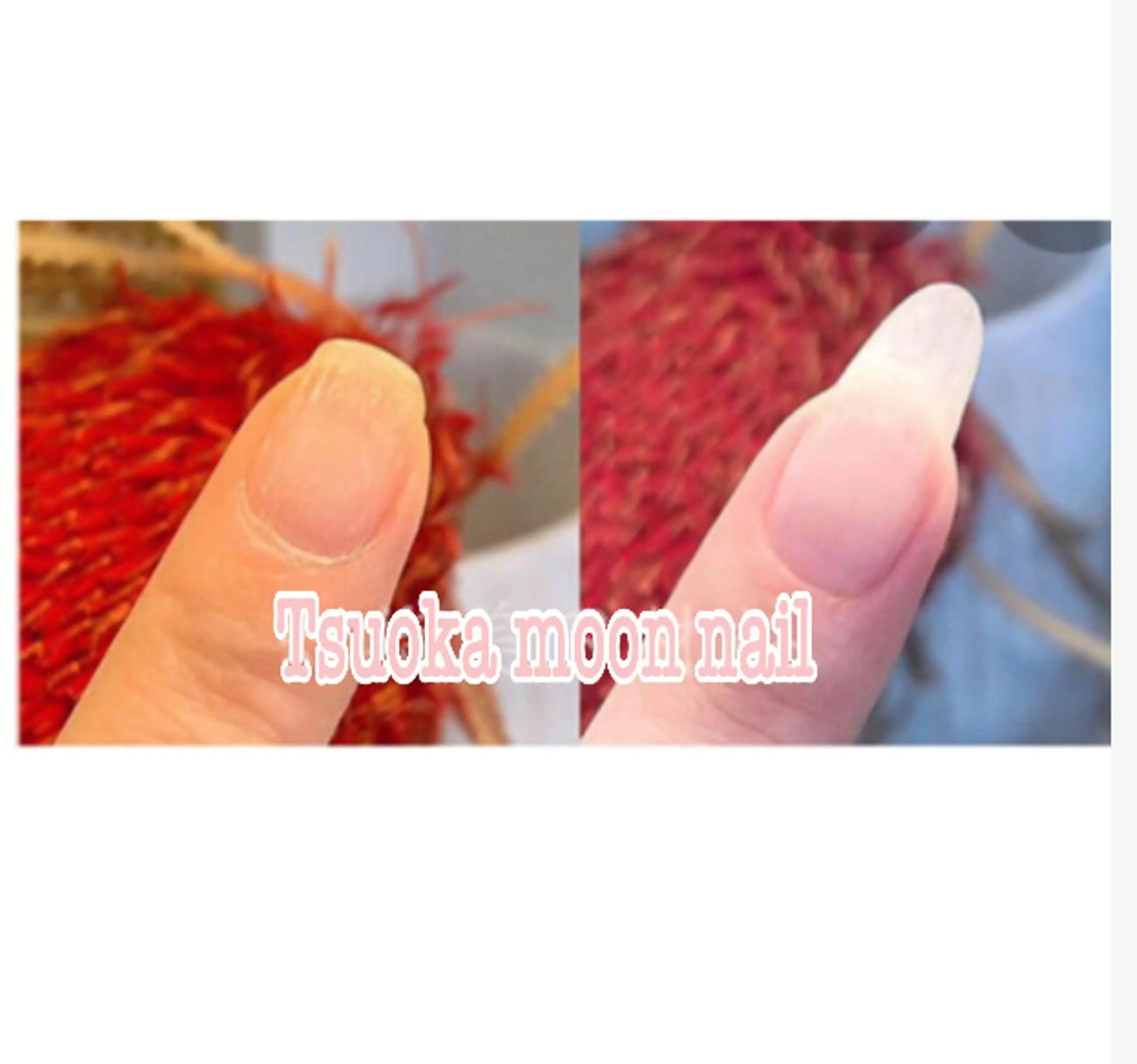 ネイル 長さ出し 🌙都岡 ムーンネイルのネイルデザイン