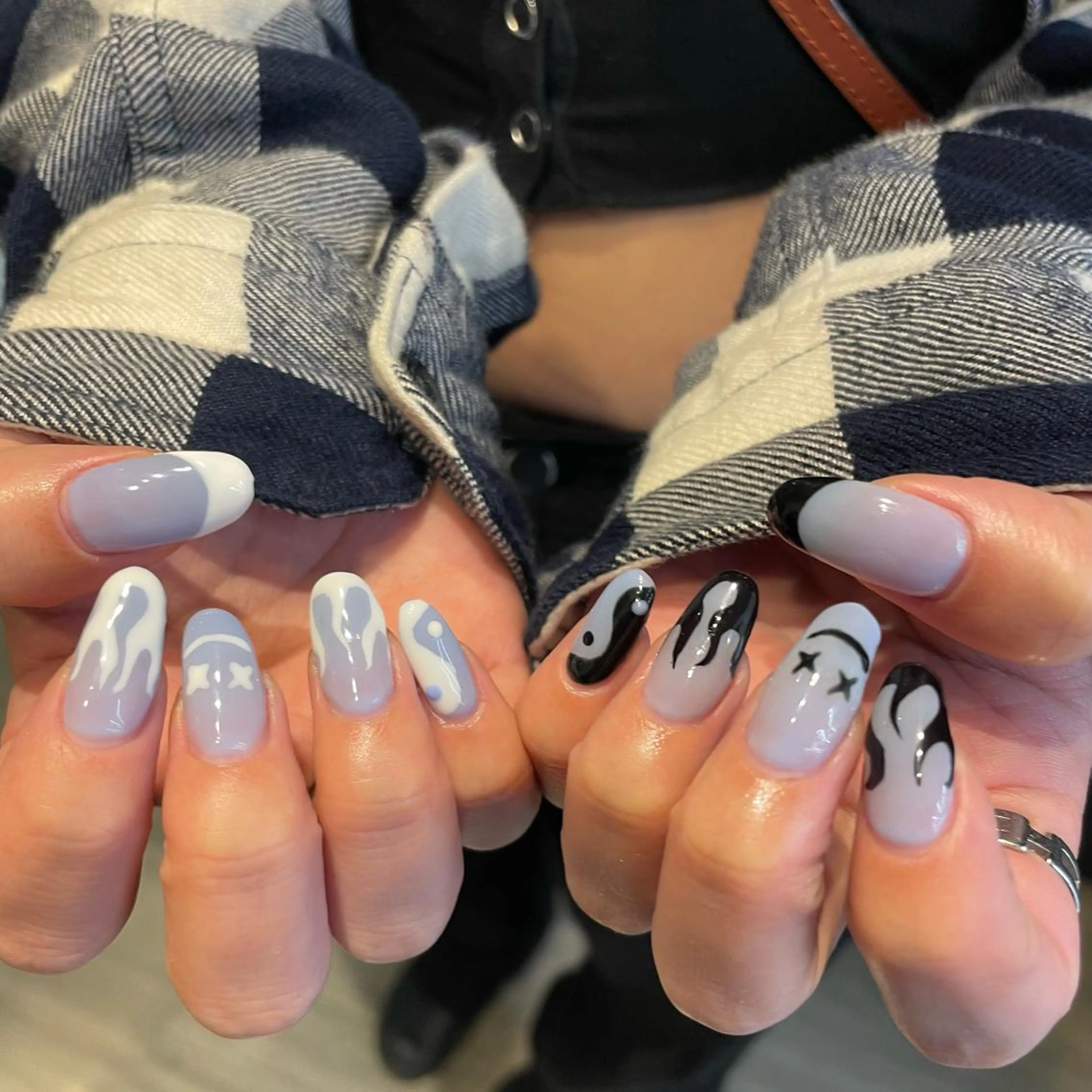 ネイル 🫧飛山琉桜/二条 ネイルアート/束感のマツエク・マツパデザイン