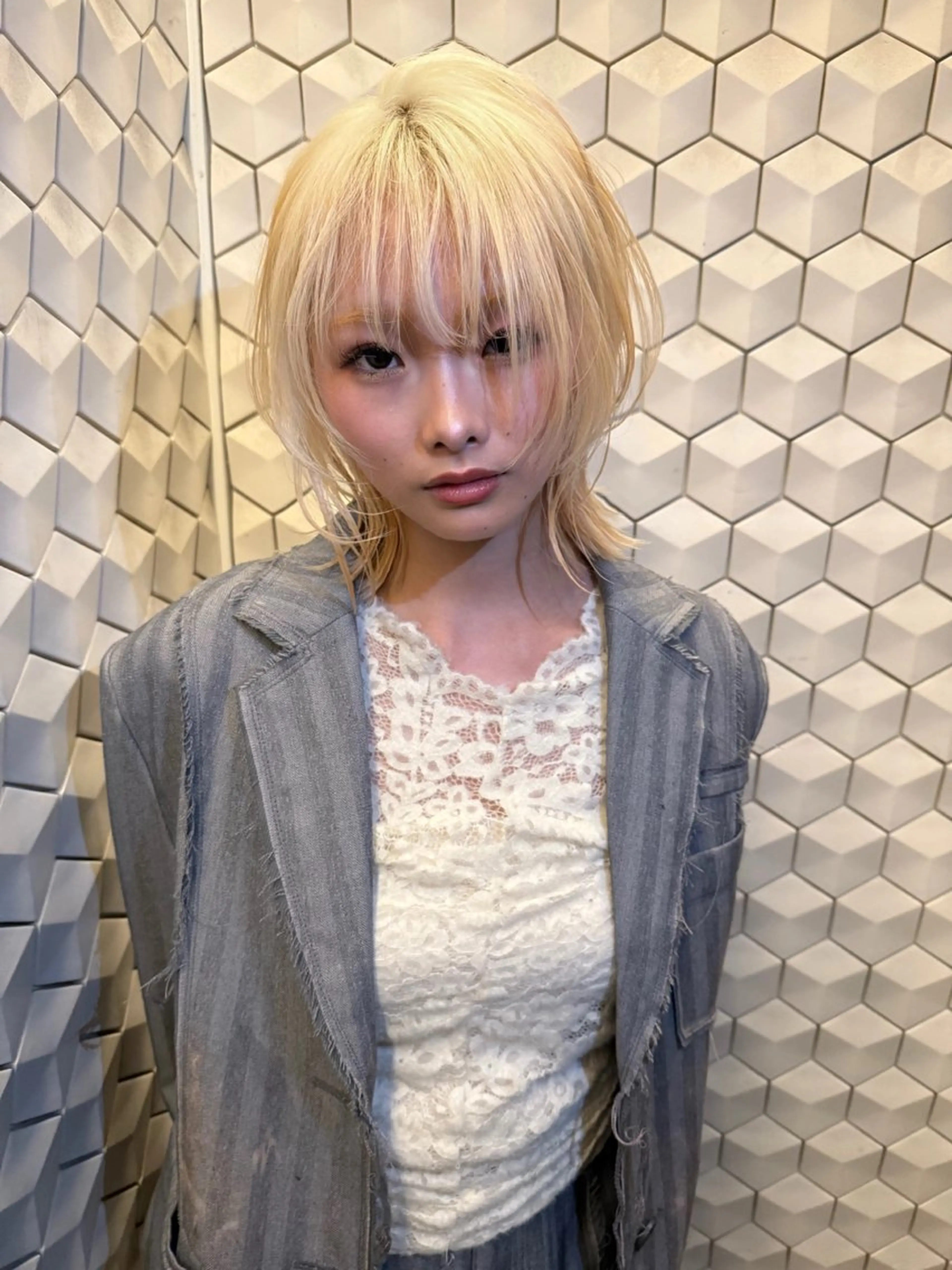 カラー 大阪梅田カラーモデル 募集中🦋sayaのヘアスタイル