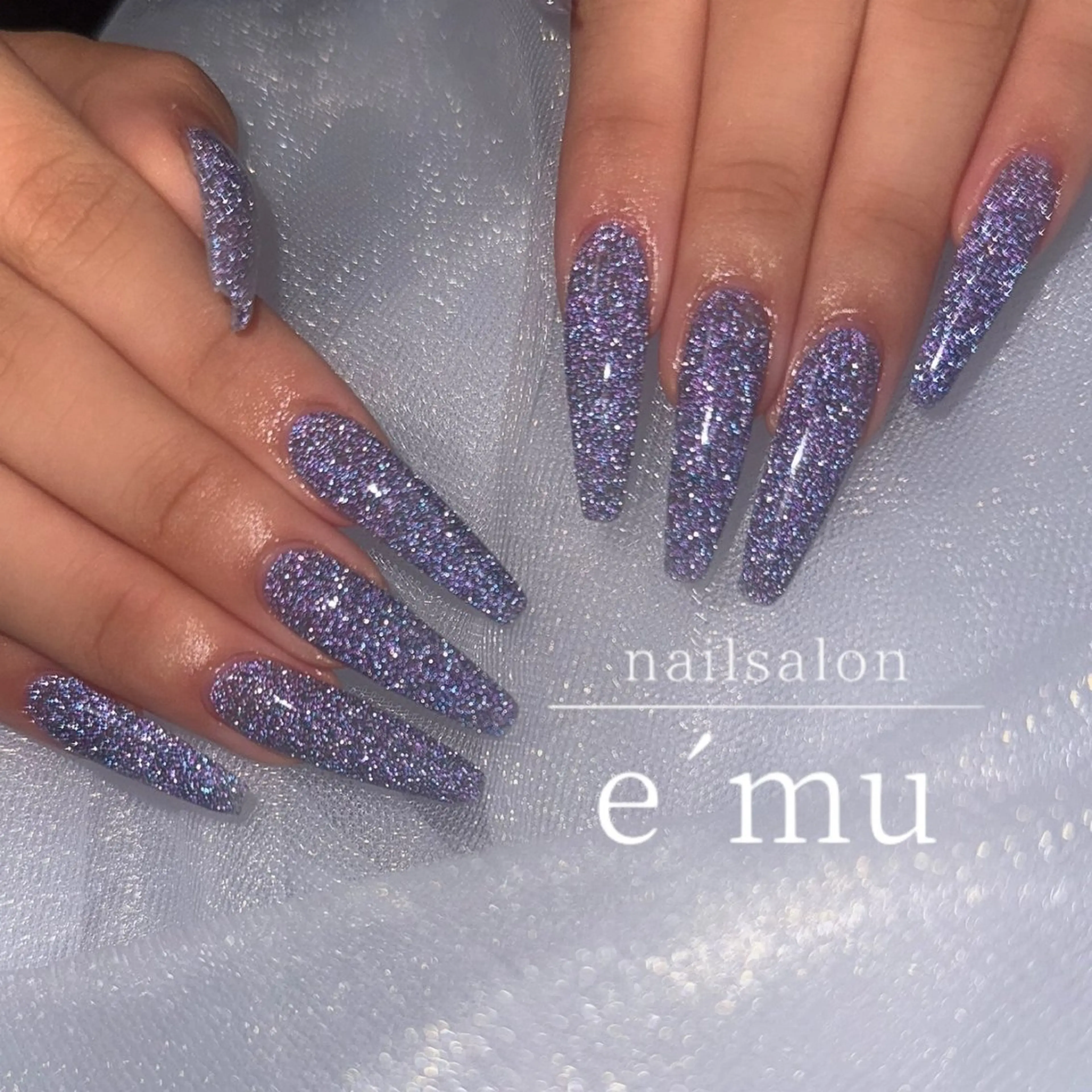 ネイル フラッシュネイル nailsalon e´muのネイルデザイン