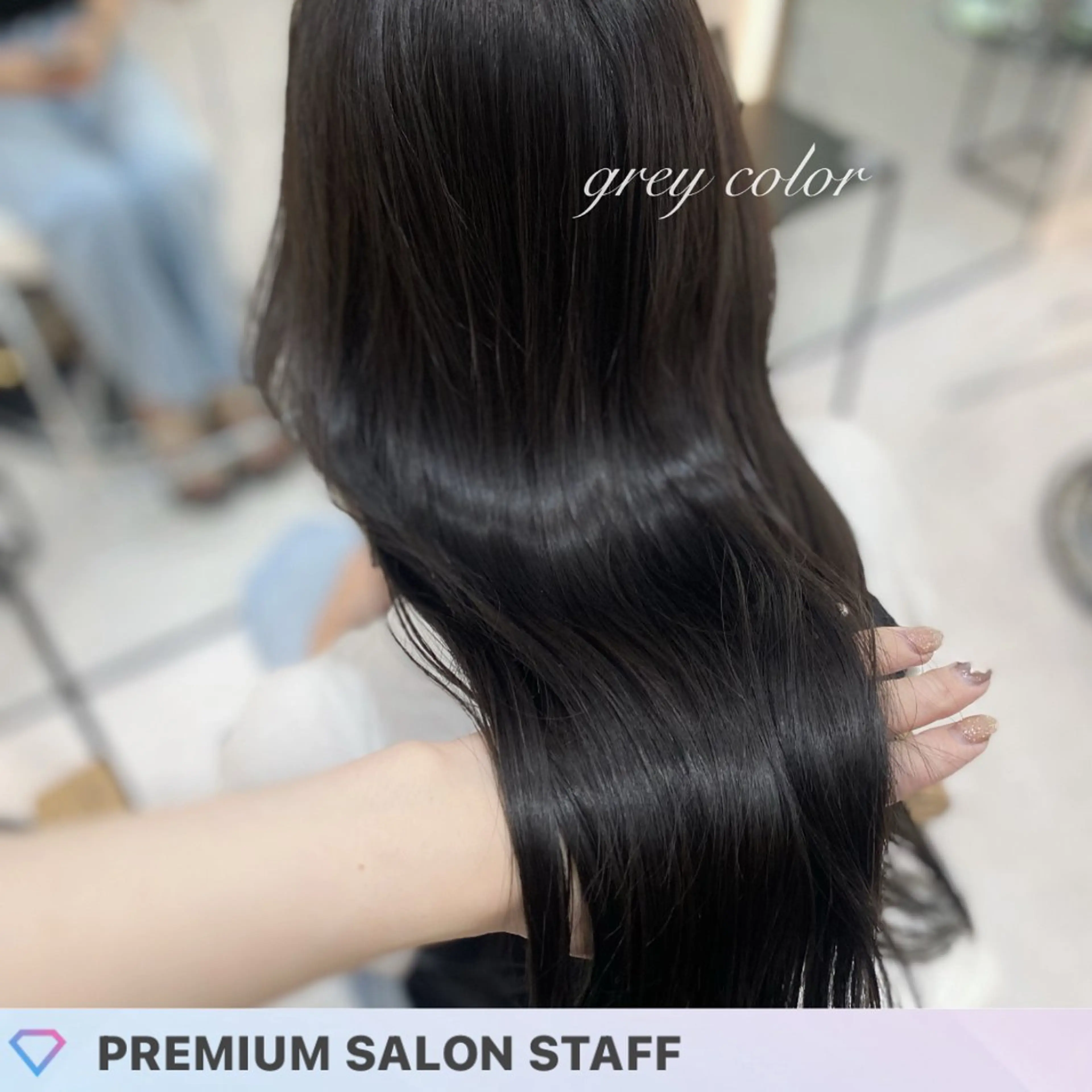 🍎【リピータ様人気No. 1🤍】カット＋艶髪ケアカラー＋超音波クイックトリートメント🍎【韓国ヘア✨🩷】の写真