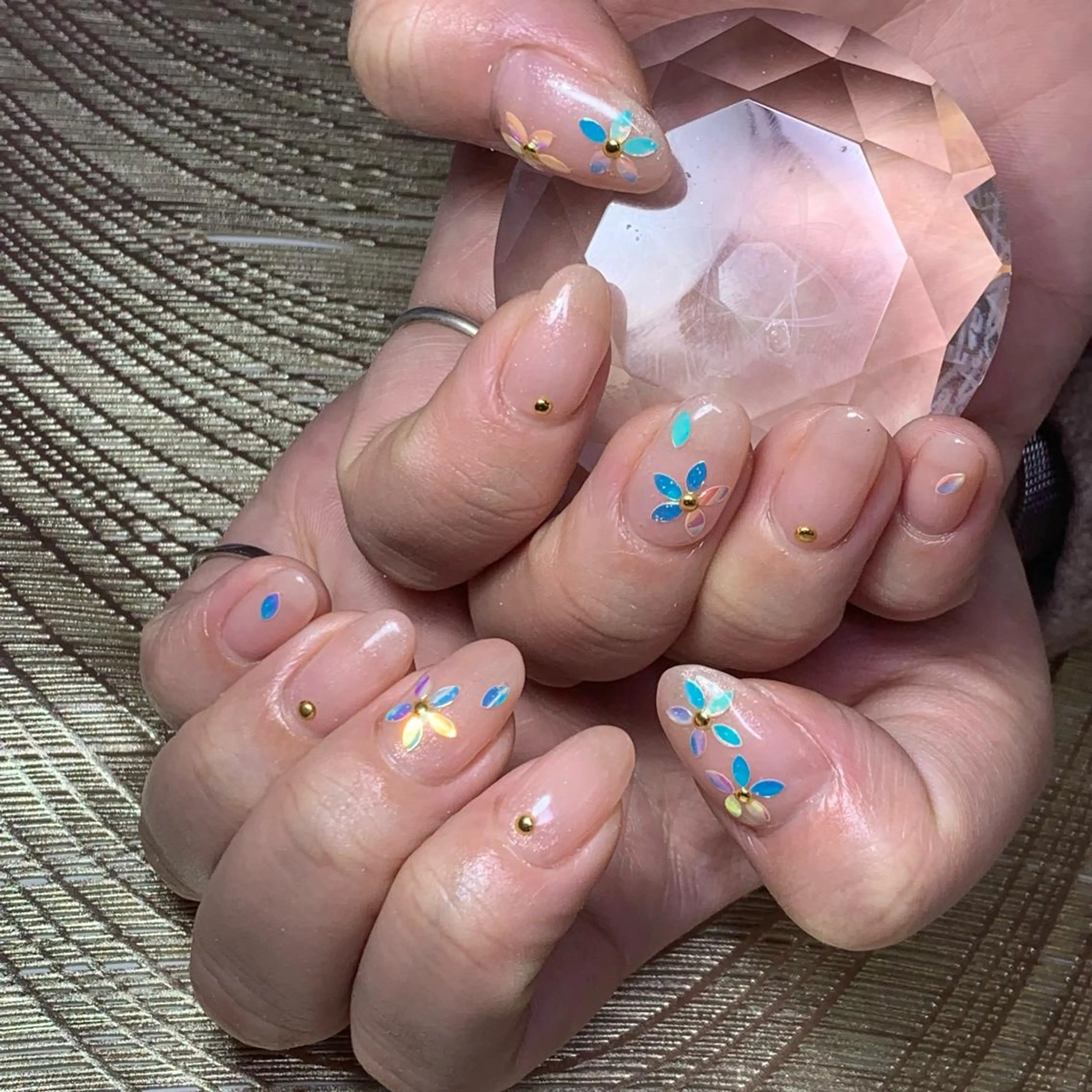 ネイル ハンドネイル καρδιά -ｶﾙﾃﾞｨｱ-のネイルデザイン